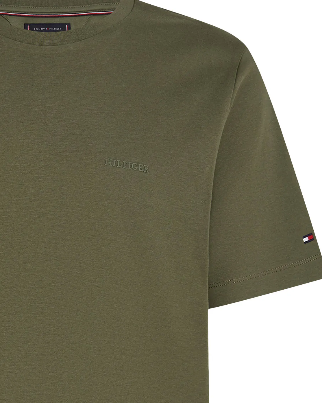 Tommy Hilfiger Menswear T-shirt KM Groen 102788-001-L