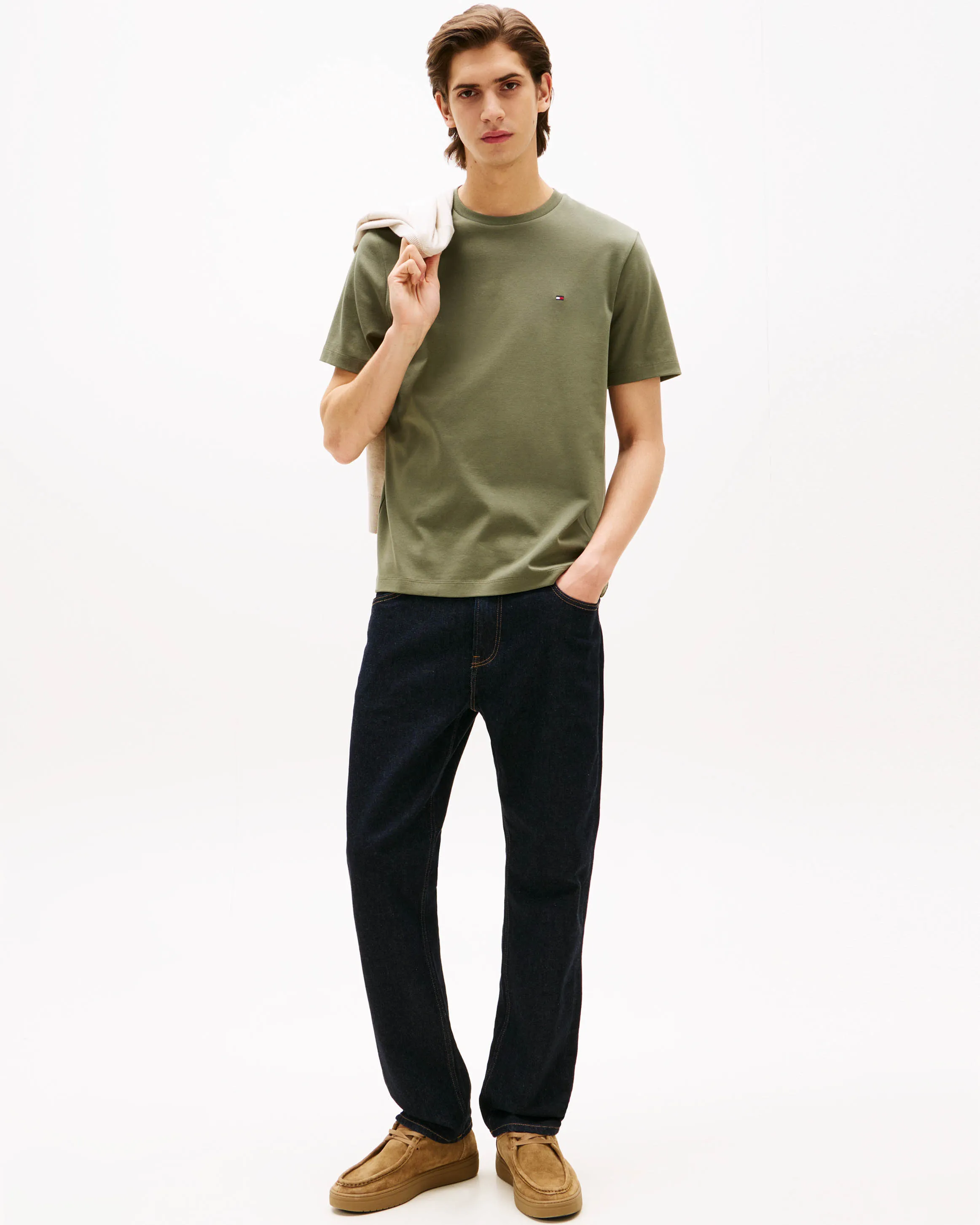 Tommy Hilfiger Menswear T-shirt KM Groen 102788-001-L
