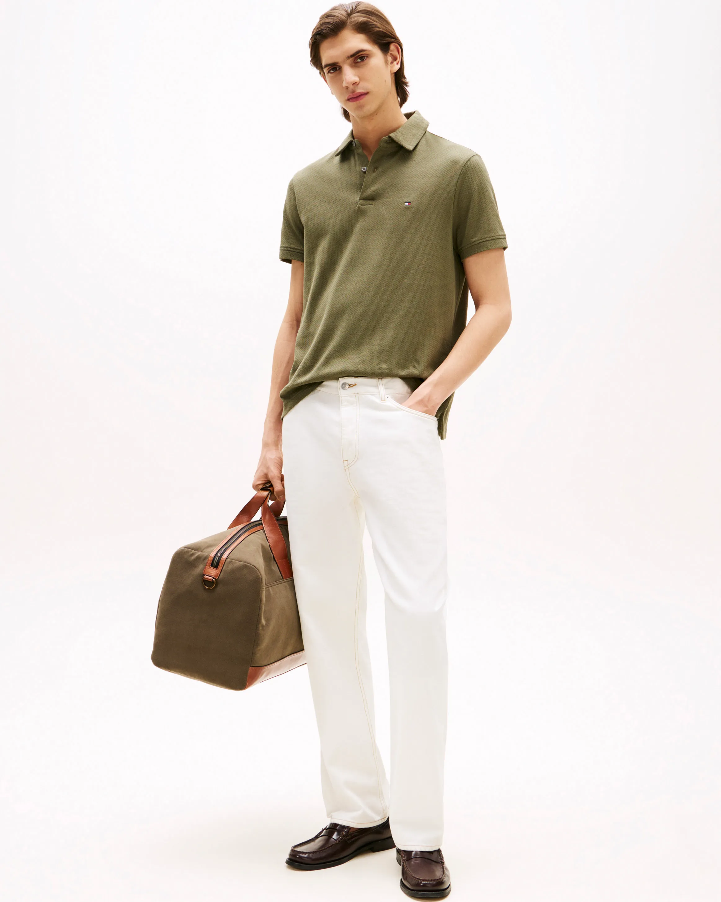Tommy Hilfiger Menswear Polo SS Groen 102793-001-L