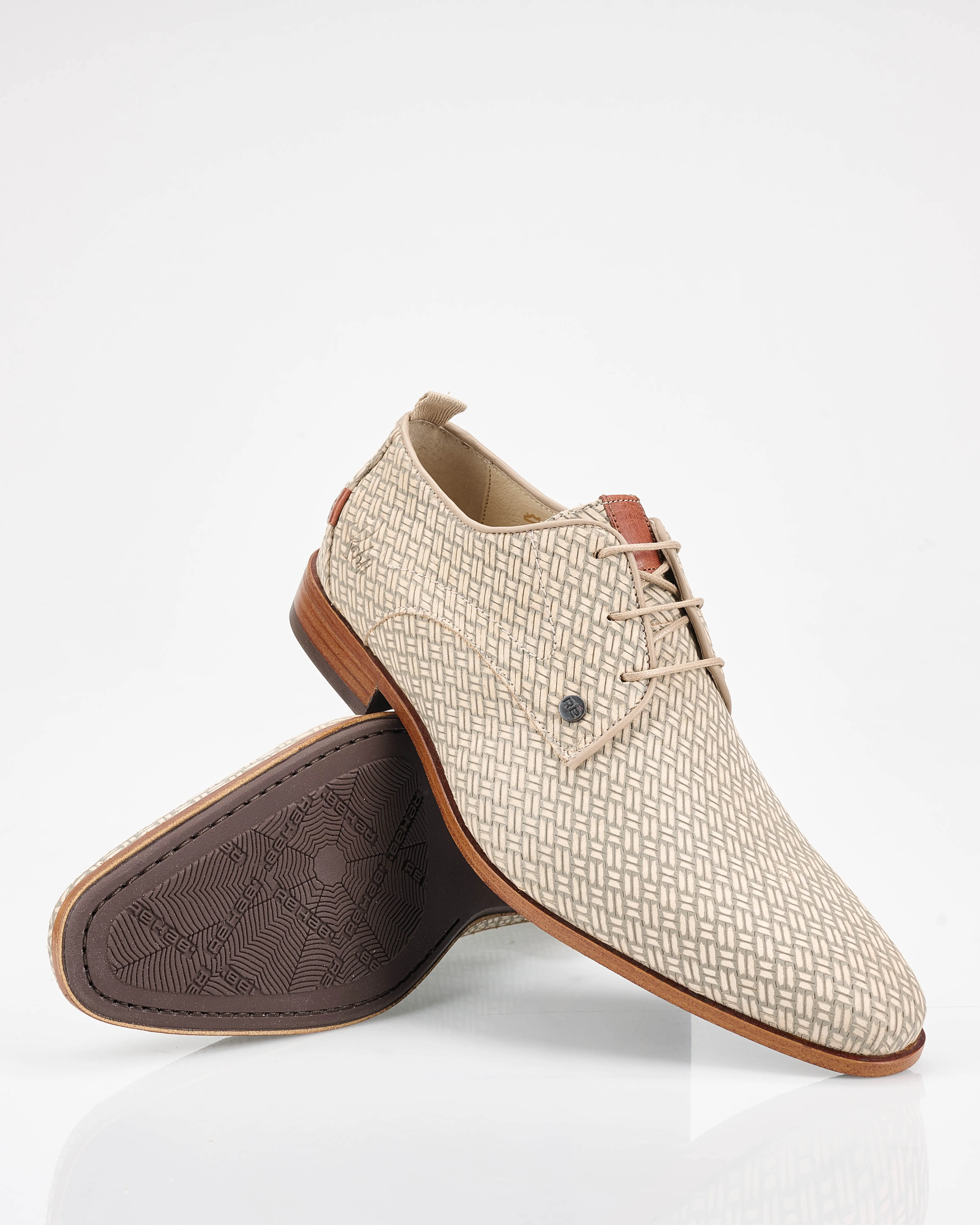 REHAB Greg Braids Dress Shoe Beige 102852-001-41