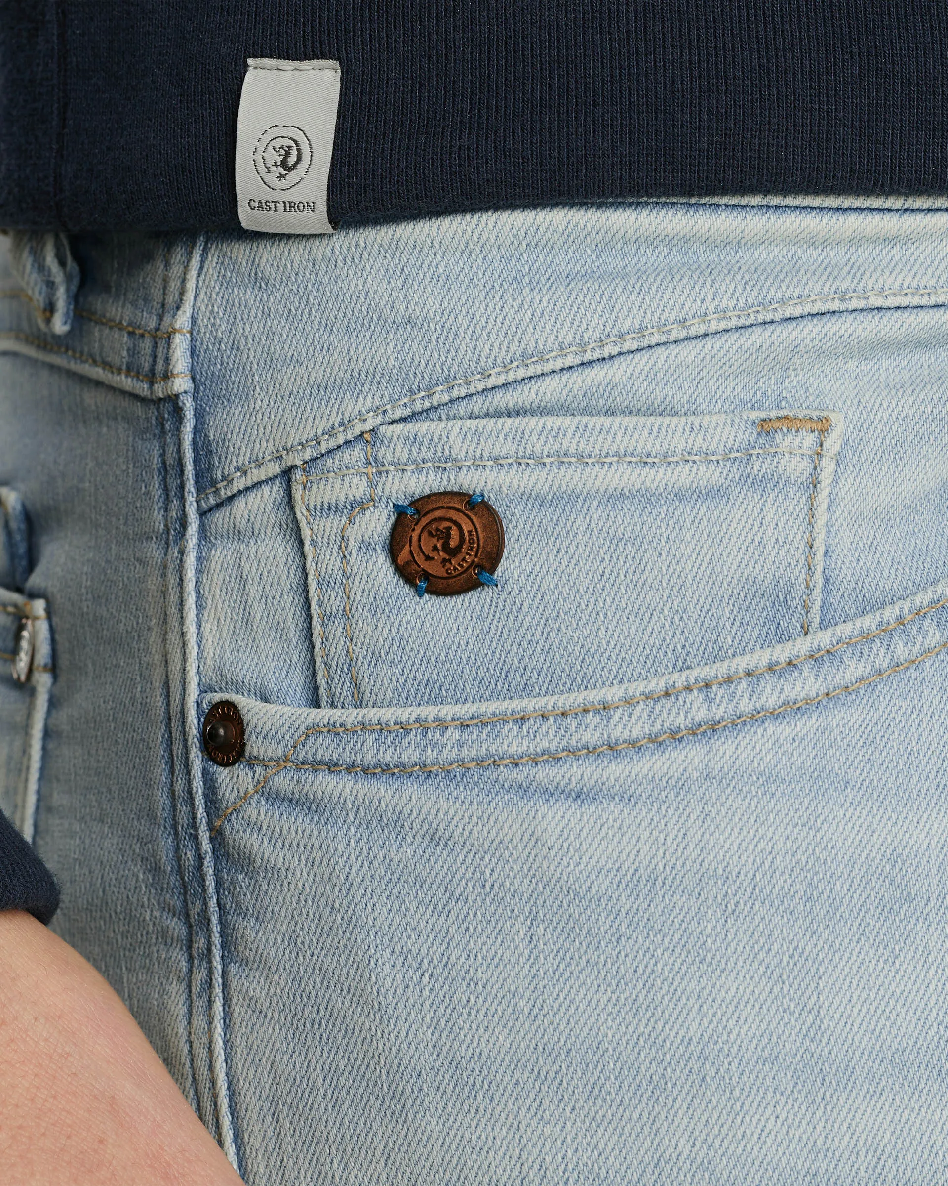 Cast Iron Jeans Blauw 102913-001-28/32