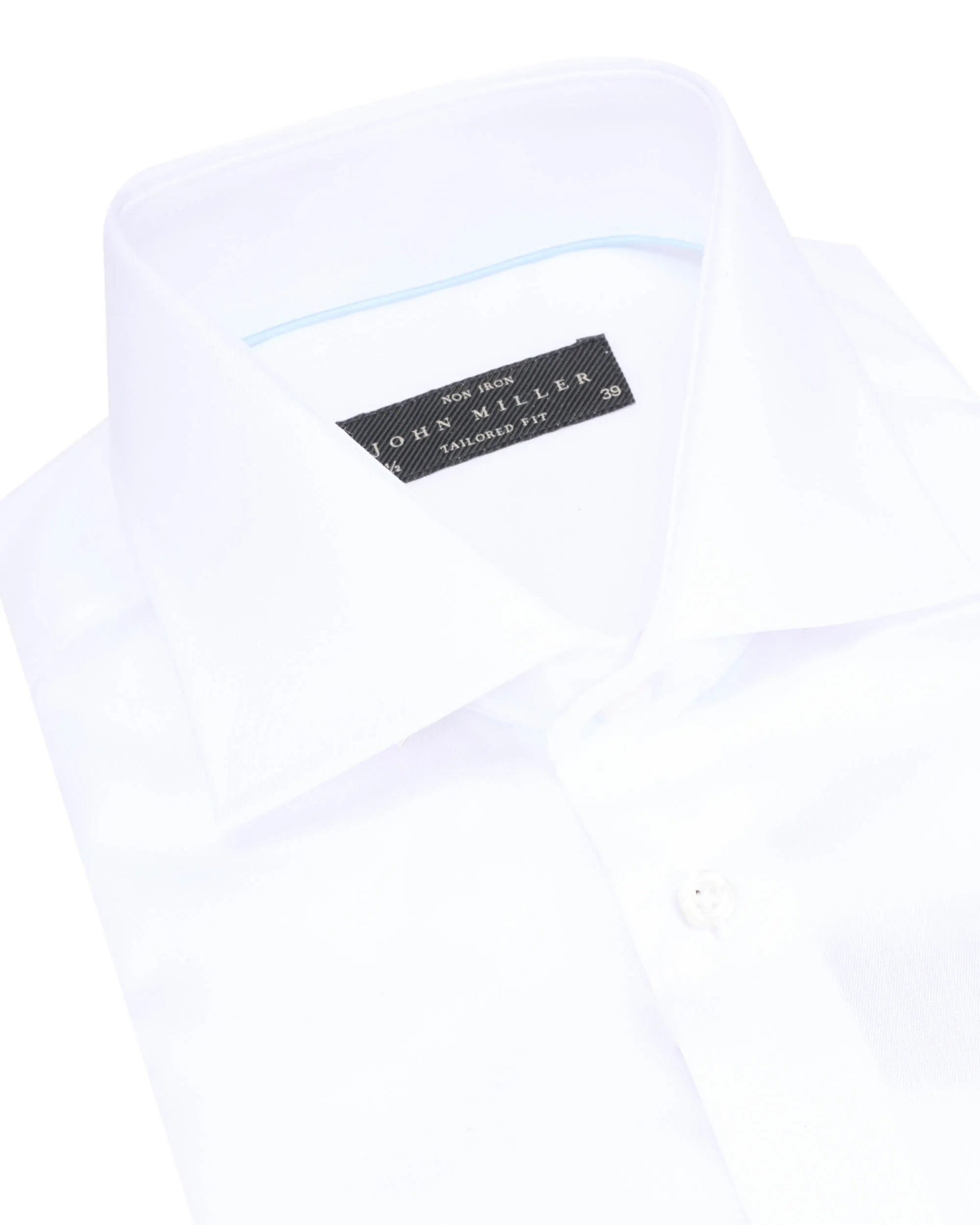 John Miller Overhemd LM Wit 102978-001-37