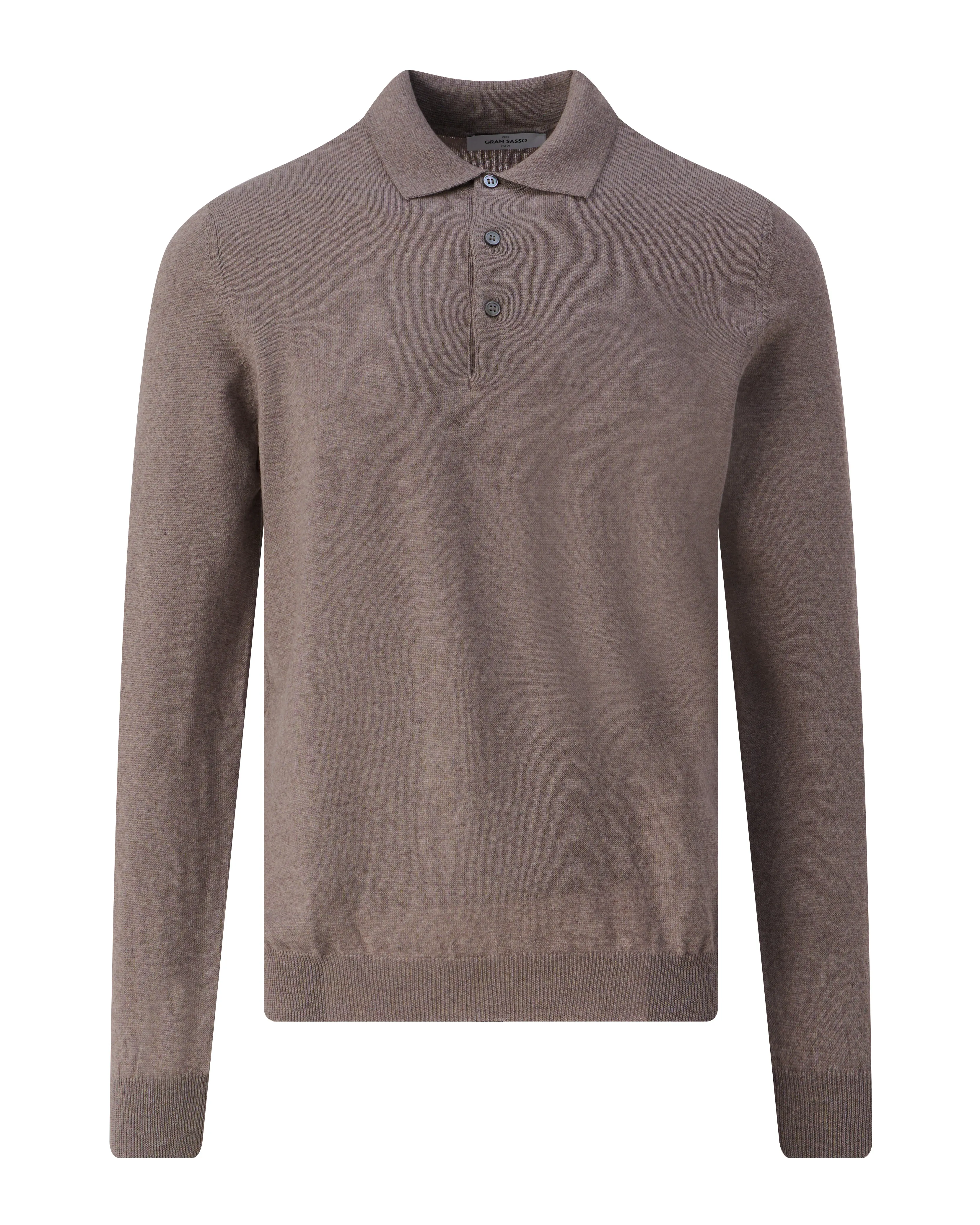 Gran Sasso Polo LS Bruin 102993-001-48