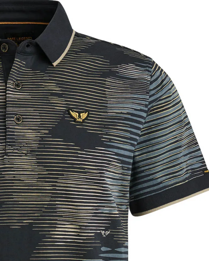 PME Legend Polo SS Blauw 103001-001-L