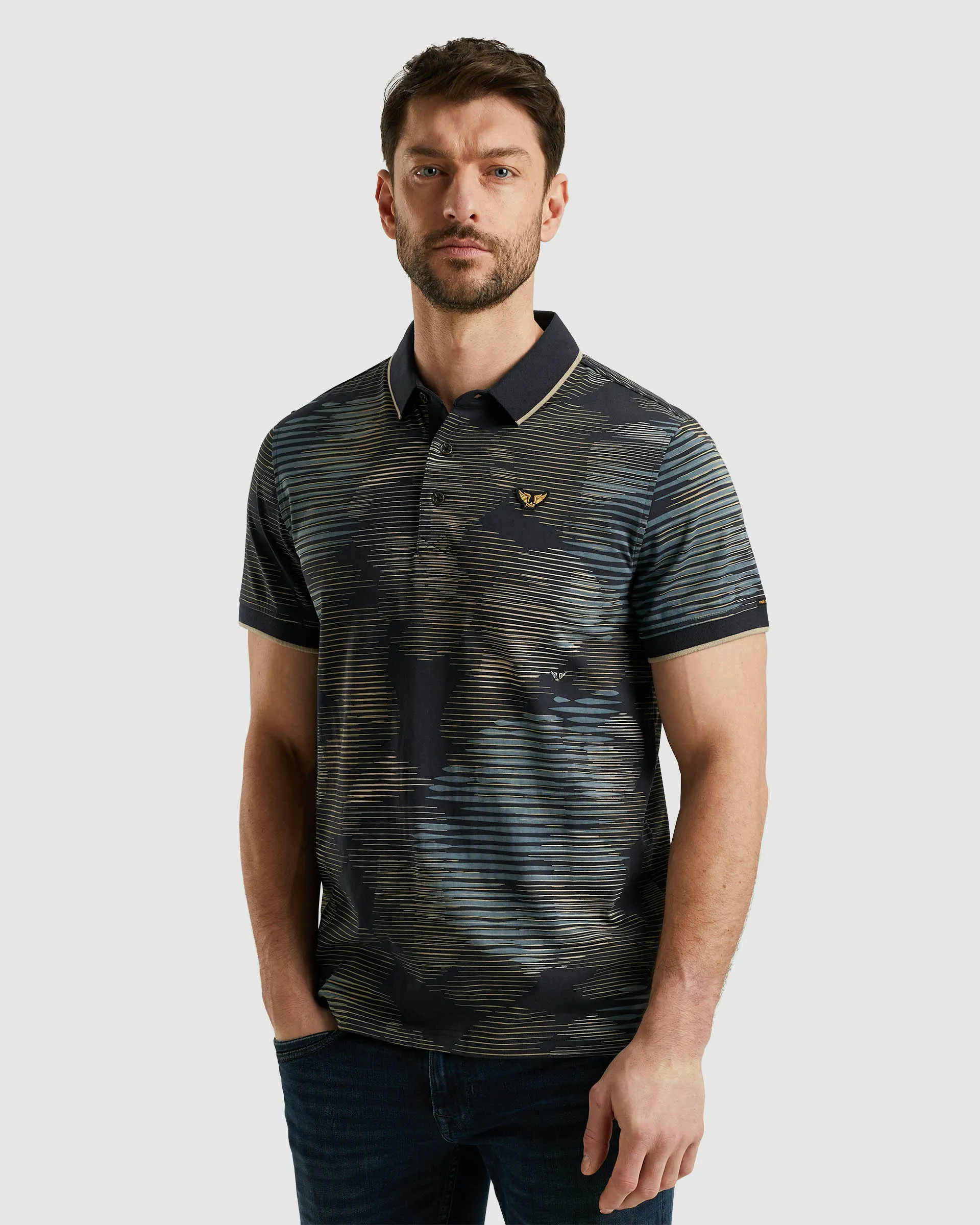PME Legend Polo SS Blauw 103001-001-L