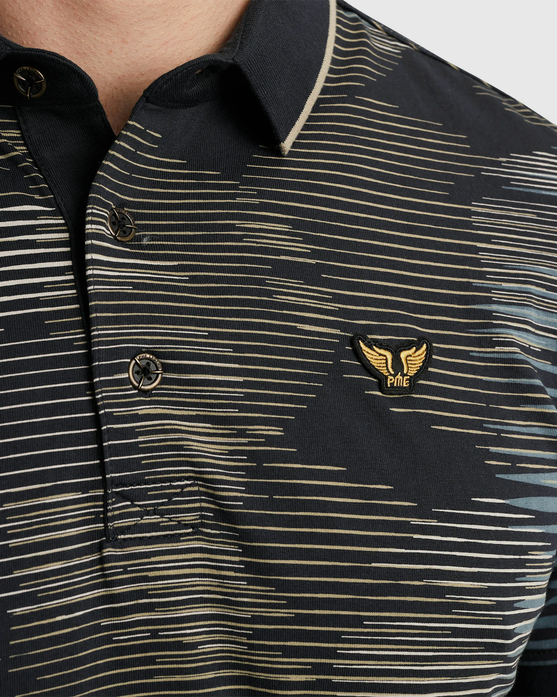 PME Legend Polo SS Blauw 103001-001-L