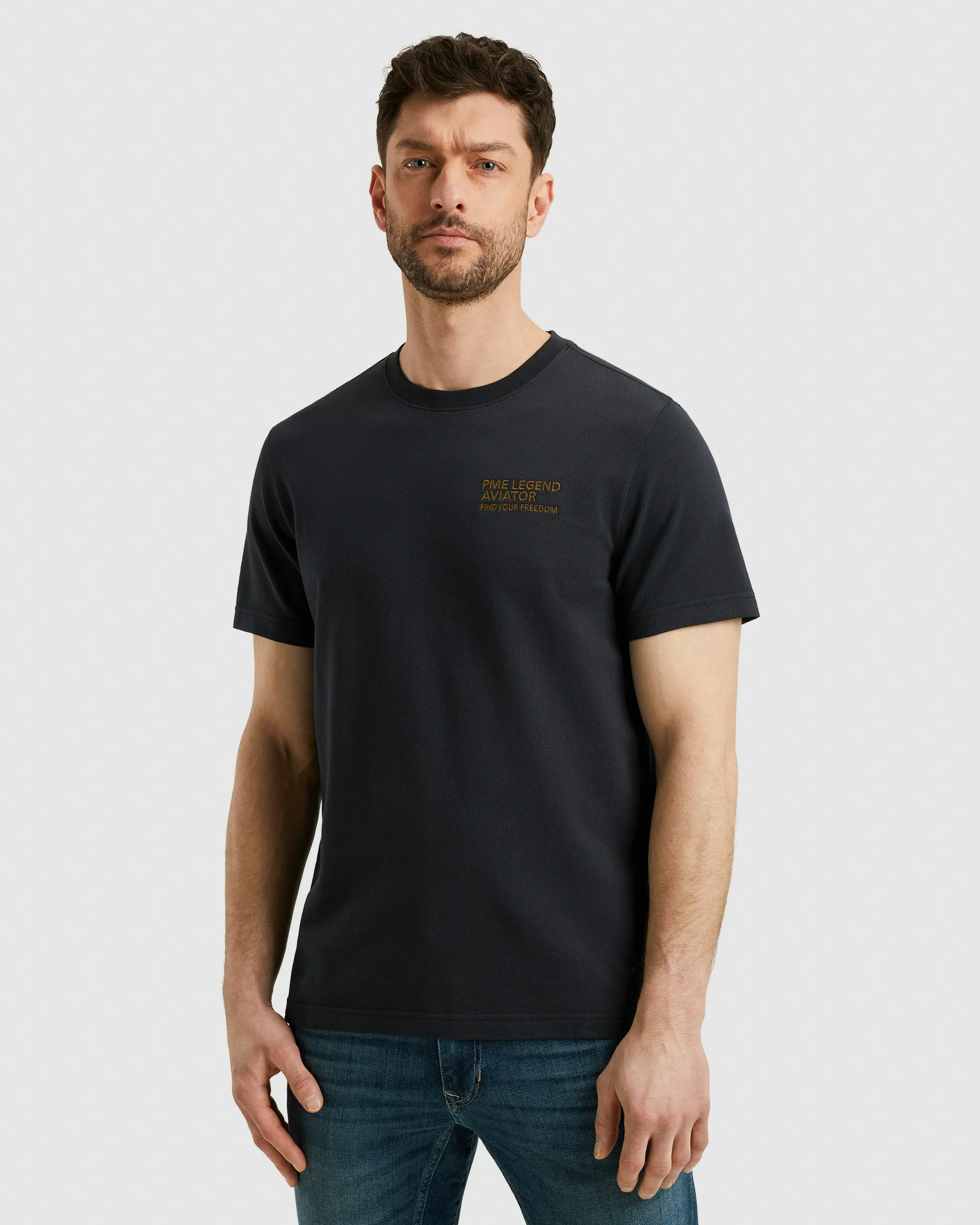 PME Legend T-shirt SS Blauw 103038-001-L