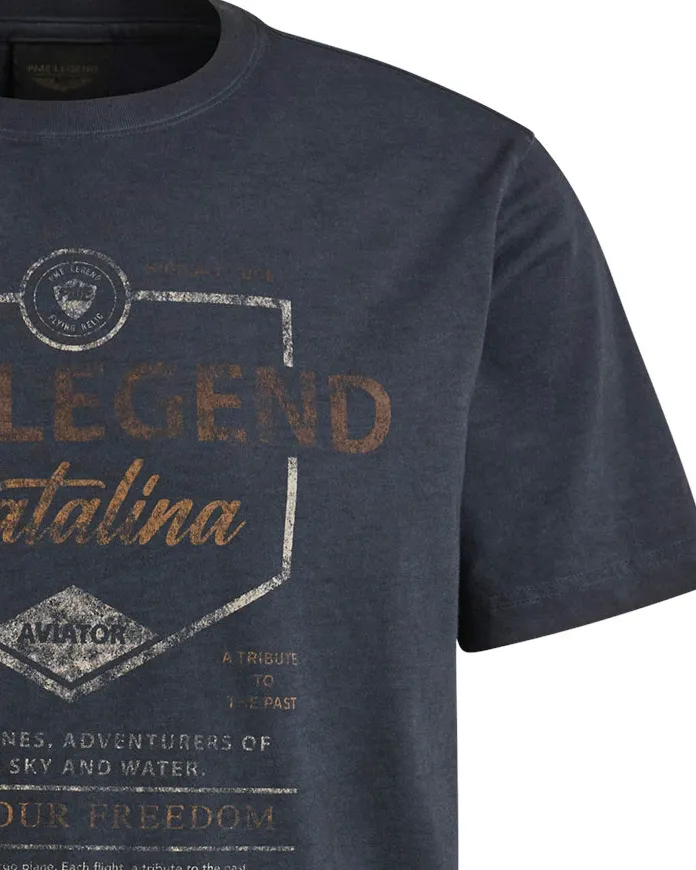 PME Legend T-shirt SS Blauw 103041-001-L