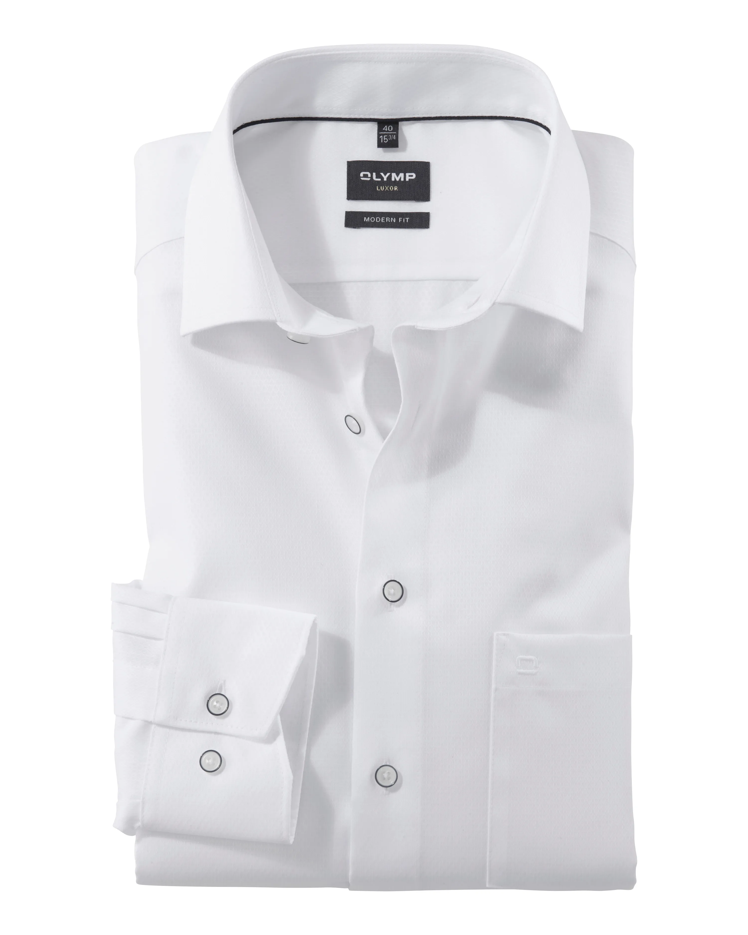 OLYMP Dress Shirt LS Wit 103105-001-41