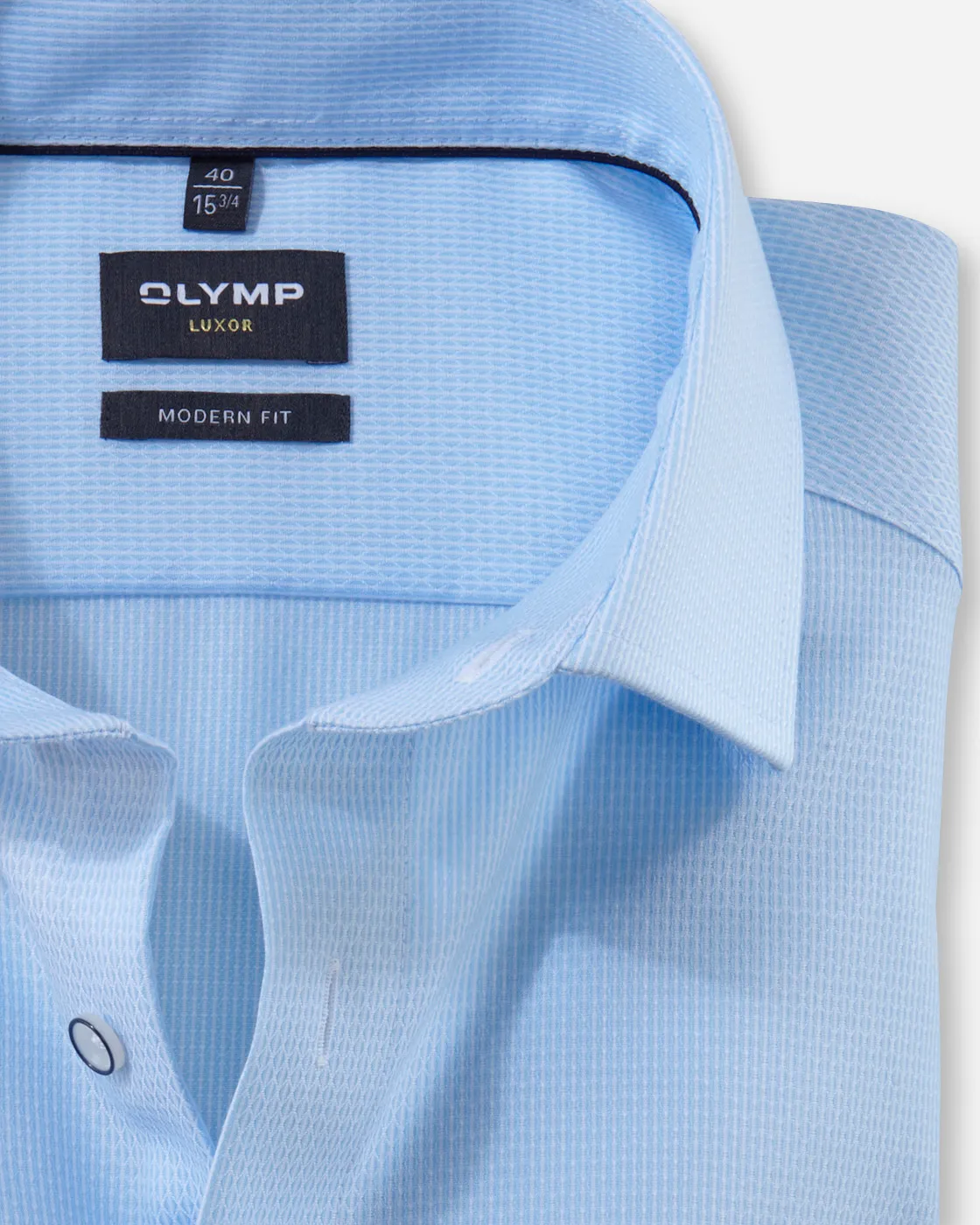 OLYMP Dress Shirt LS Blauw 103107-001-41