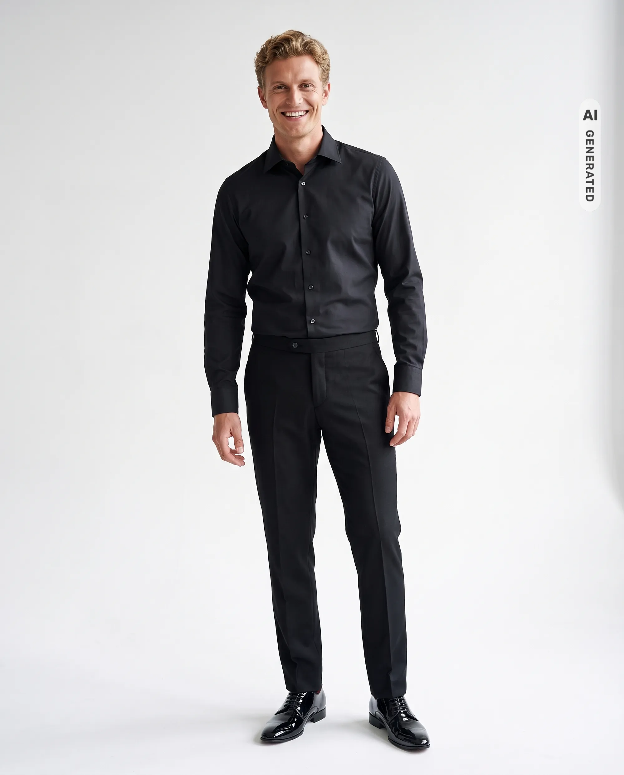 Recall Overhemd LM Black 103152-001-39