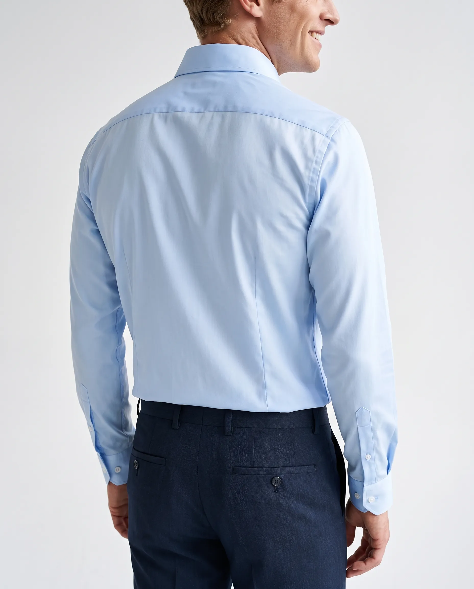 Recall Overhemd LM Lichtblauw uni 103152-003-39