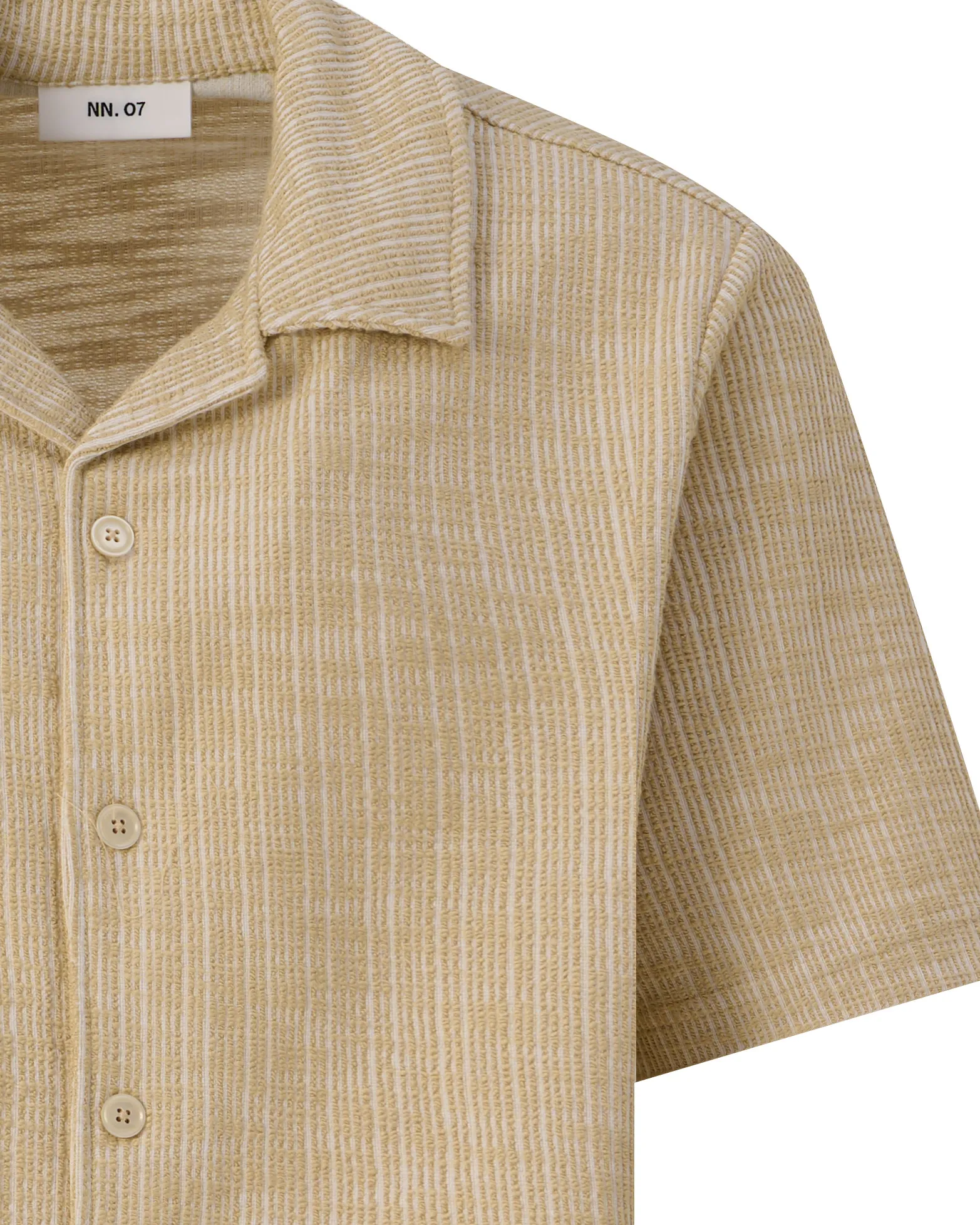 NN07 Julio Casual shirt KM Ecru 103164-001-L