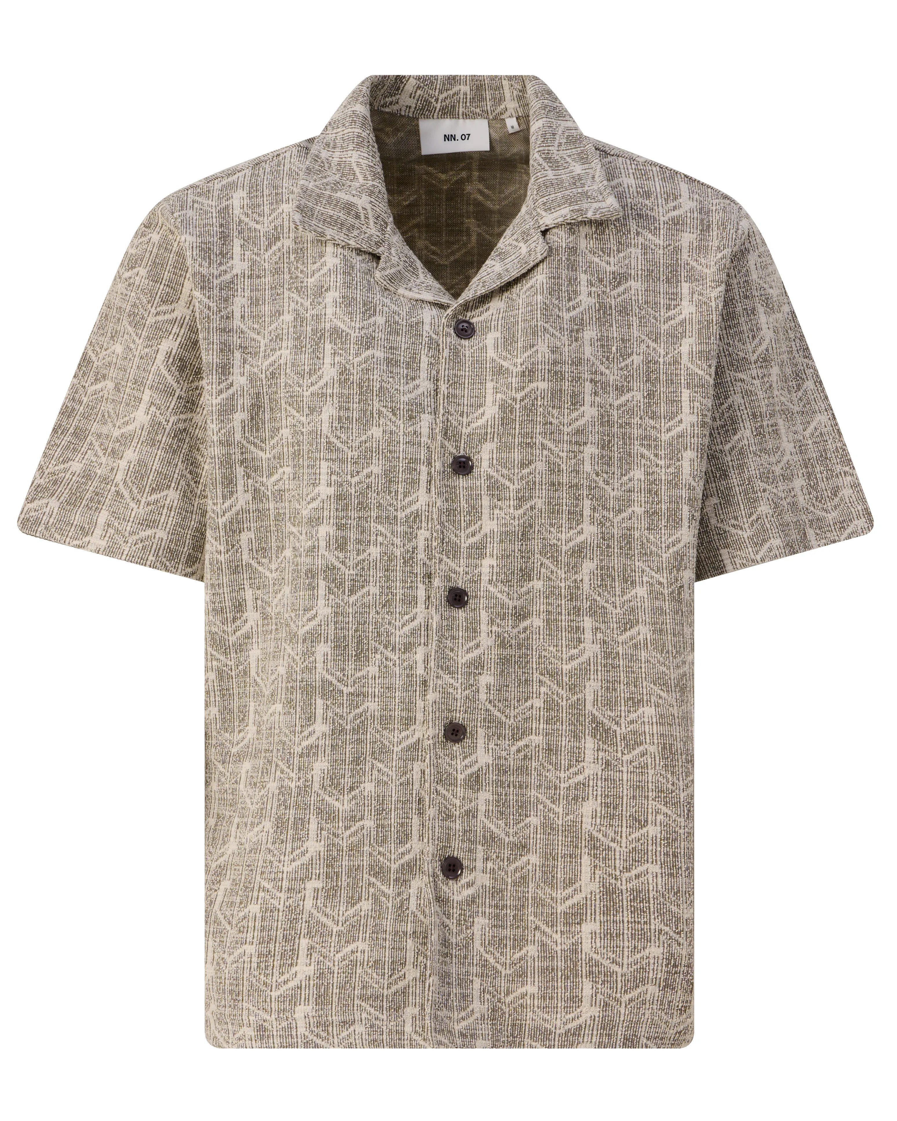 NN07 Julio Casual shirt KM Groen 103172-001-L