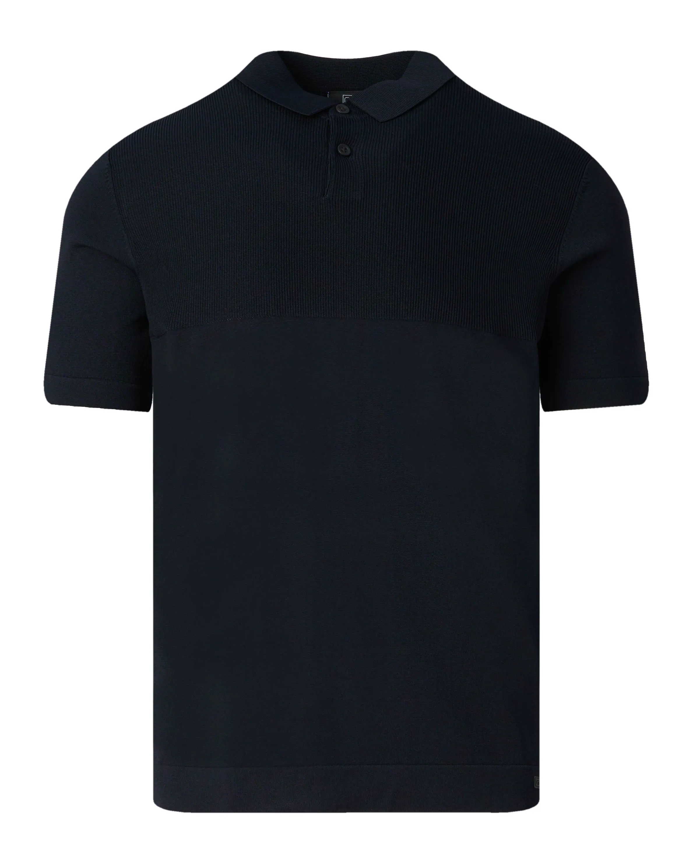 Genti Polo Korte mouw Donker blauw 103211-001-L