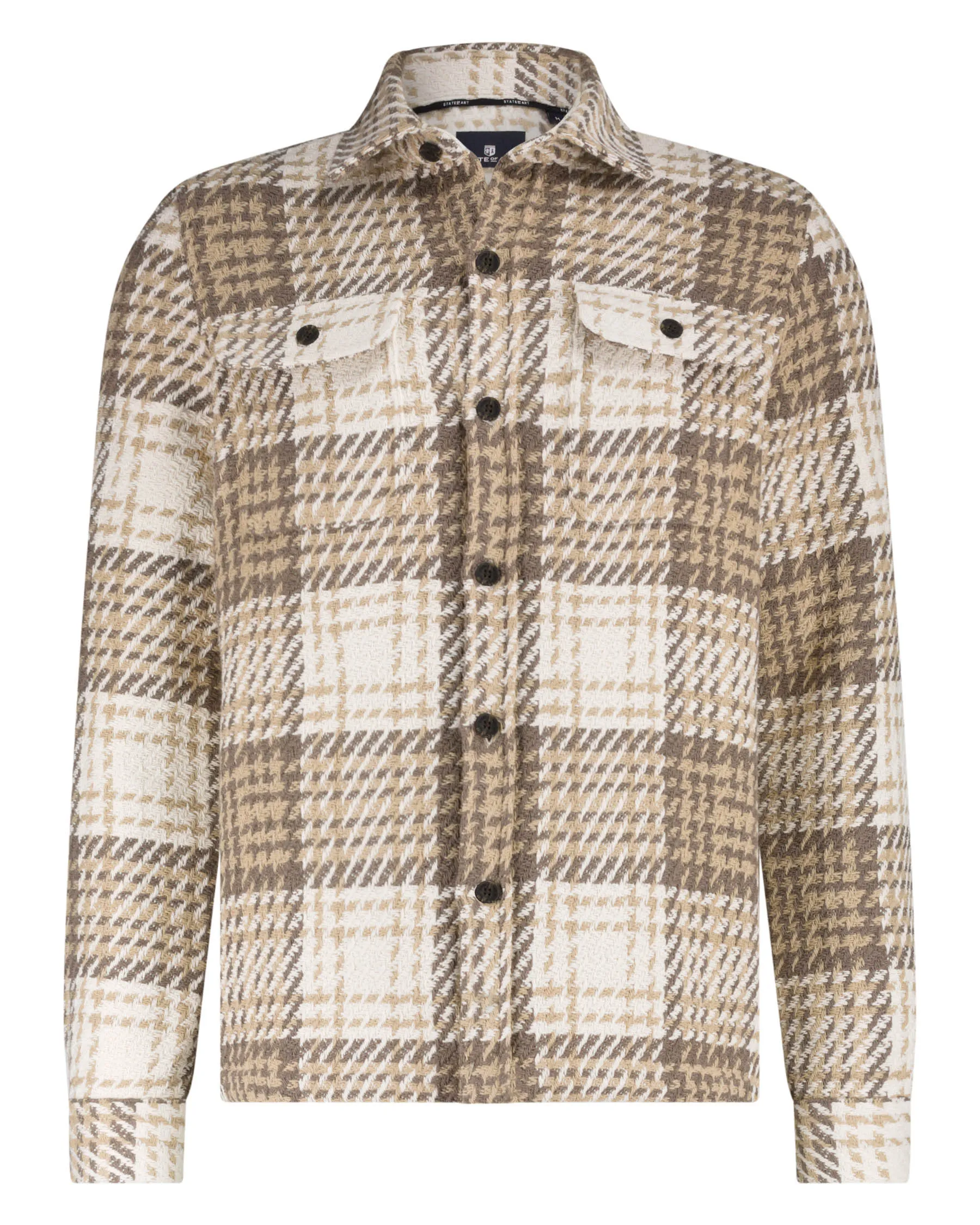 State of Art Casual Overhemd LM Beige 103220-001-XL