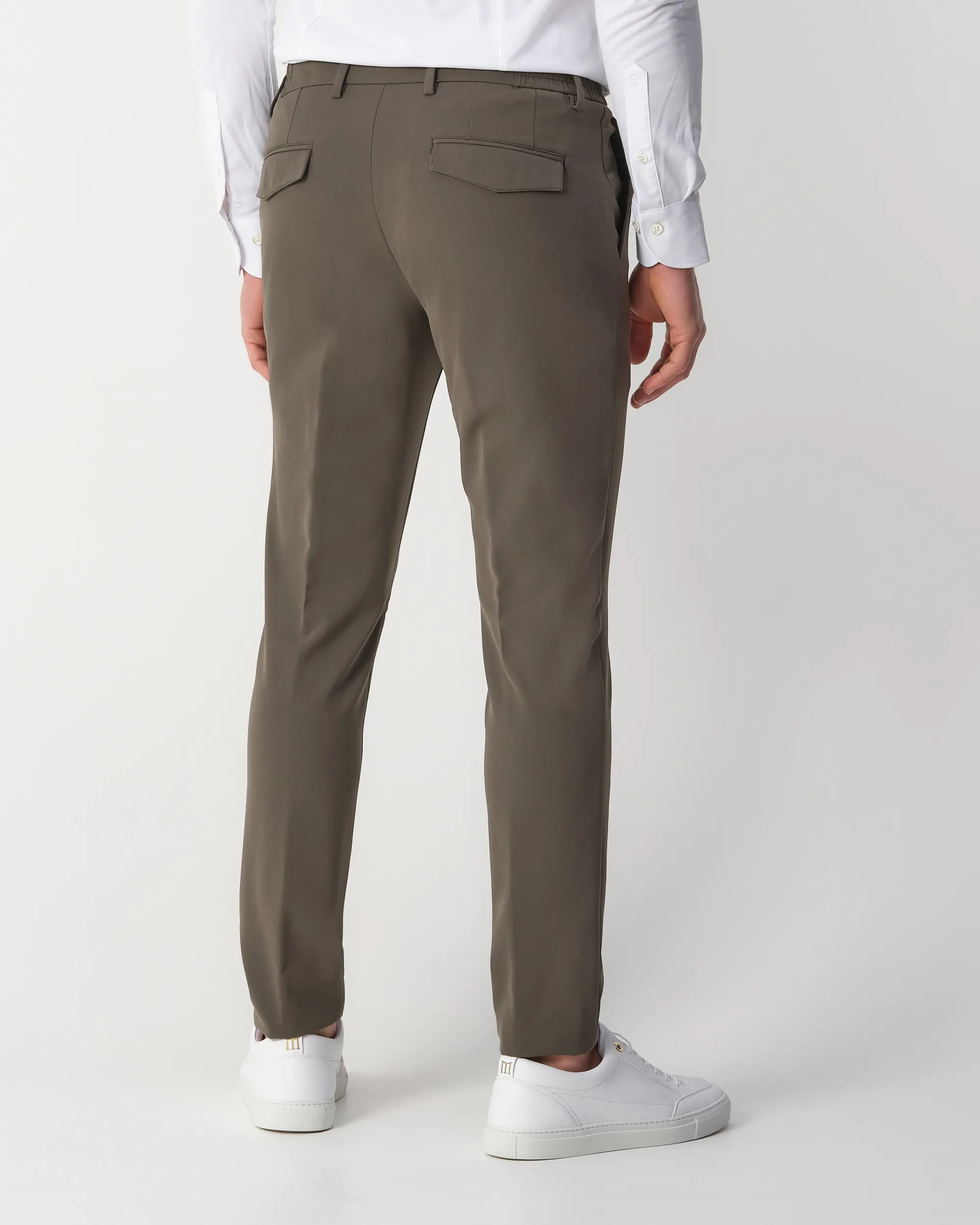Runway PARTY - Mix & match trousers Fredo Groen uni 103235-001-44