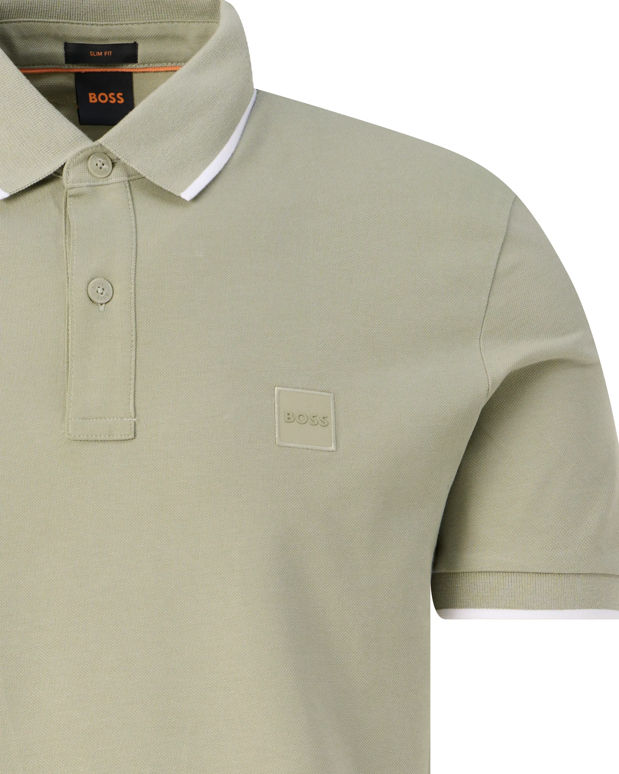 Boss Casual Passertip Polo SS Groen 103241-001-L