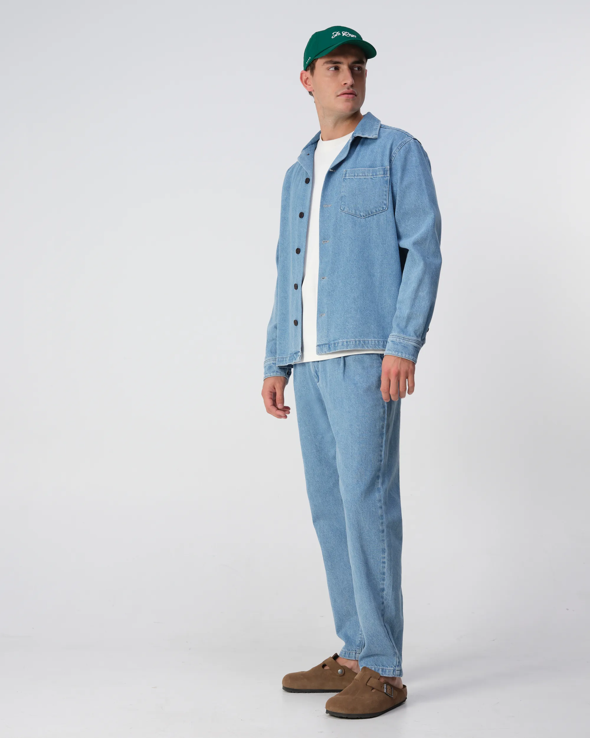 J.C. RAGS Roux Overshirt  Light Blue 103286-001-L