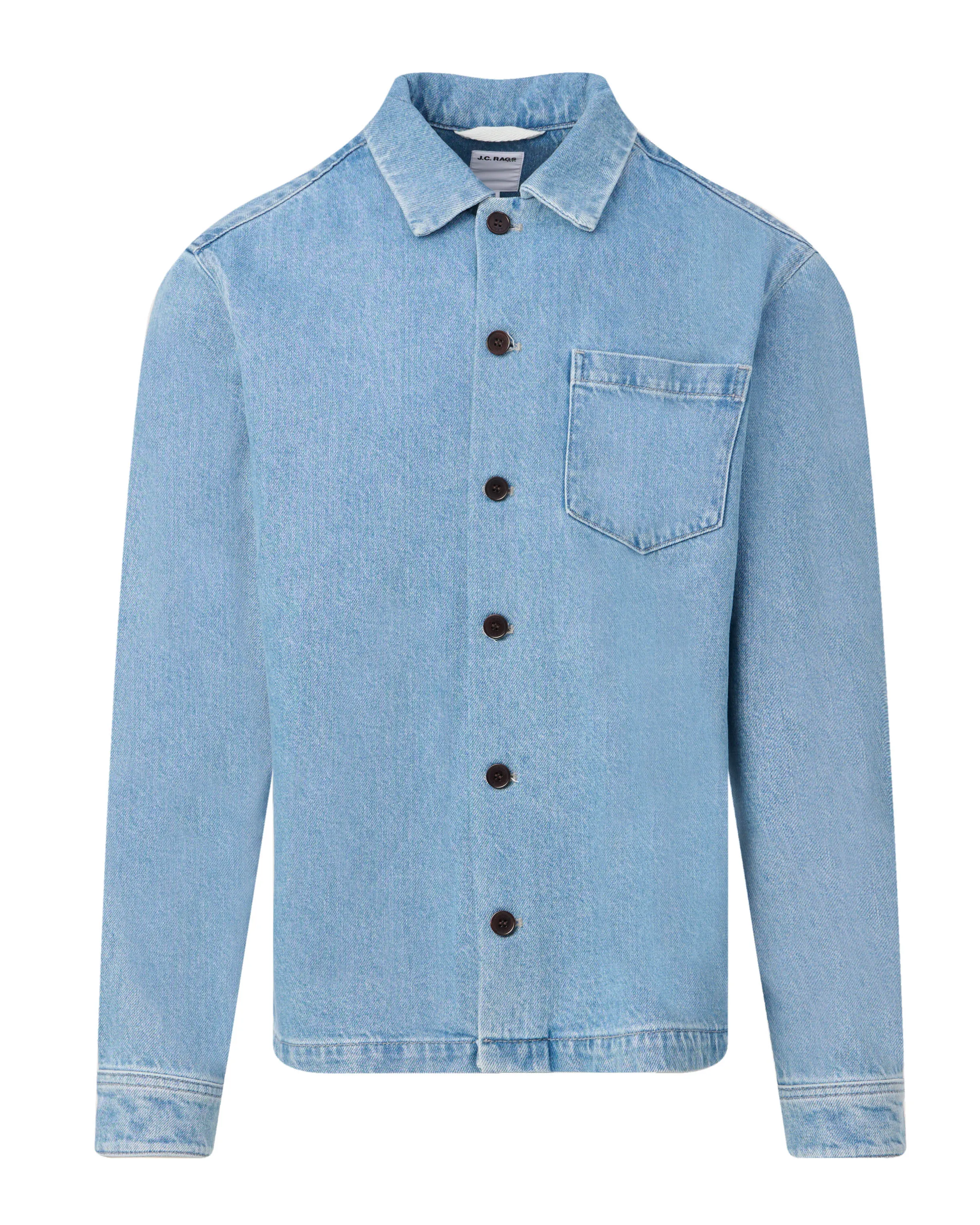 J.C. RAGS Roux Overshirt  Light Blue 103286-001-L