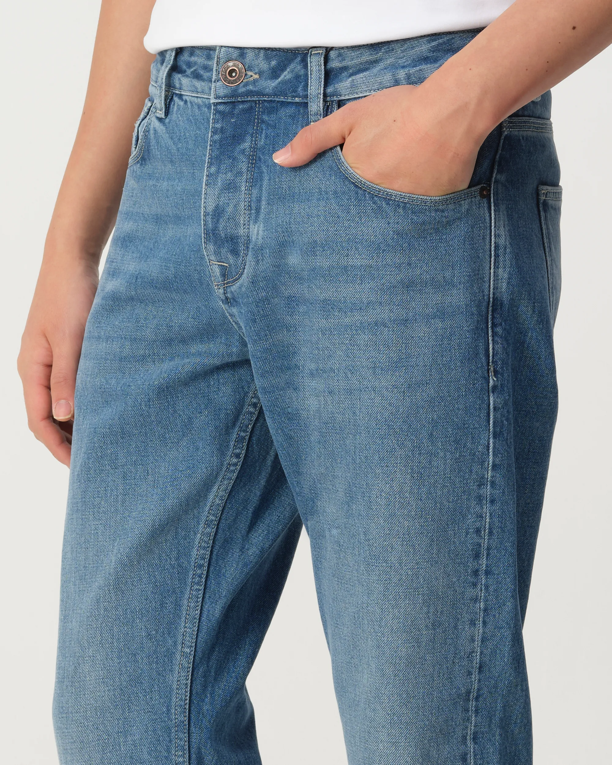 J.C. RAGS - Jeans Jaden Selvedge Authentic Blue Used 103305-001-29/32