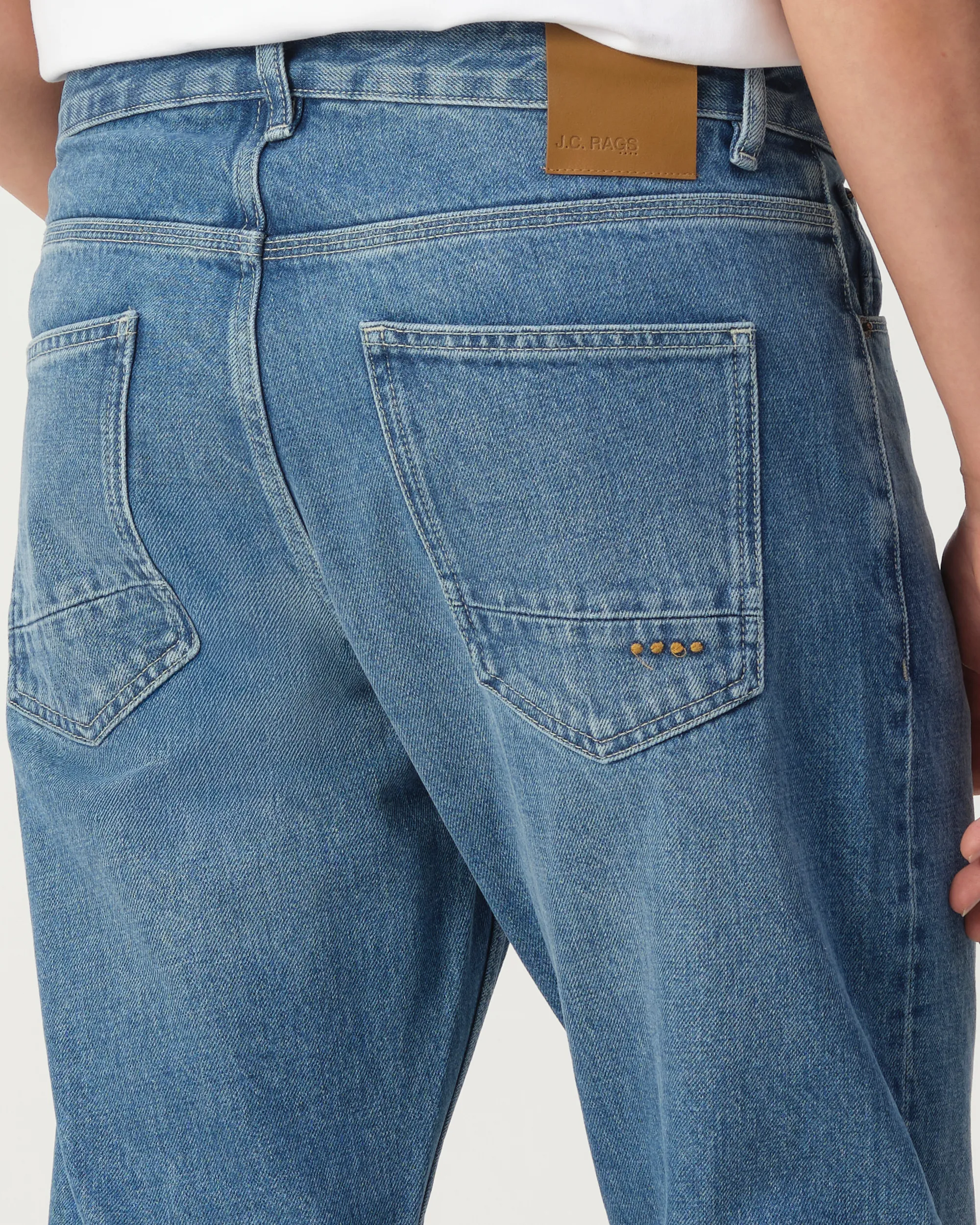 J.C. RAGS - Jeans Jaden Selvedge Authentic Blue Used 103305-001-29/32