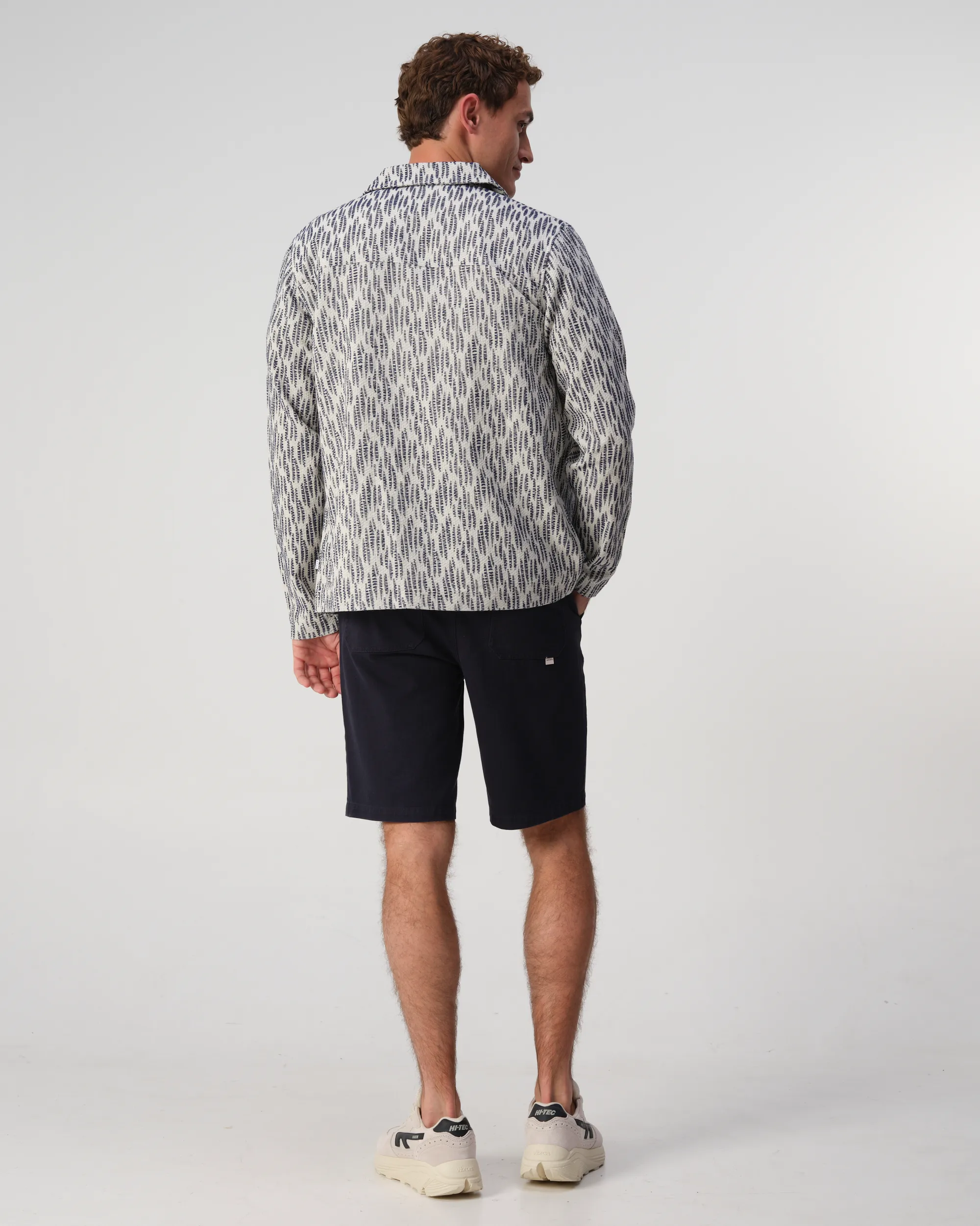 J.C. RAGS - Overshirt Benji Waves Sky Captain dessin 103314-001-L