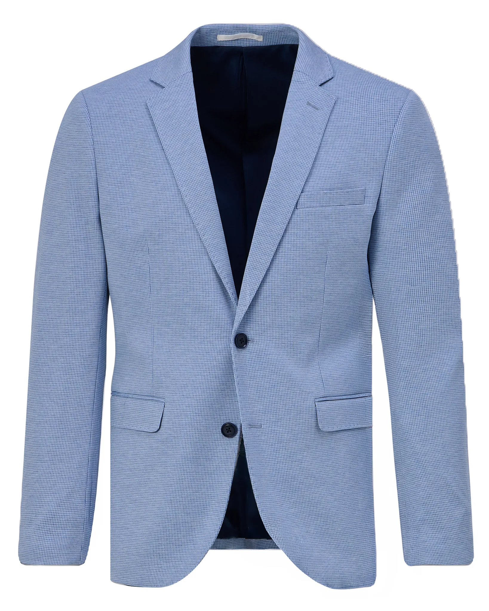 Runway PARTY - Mix & match jacket Romeo L.blauw kleine ruit 103322-001-46