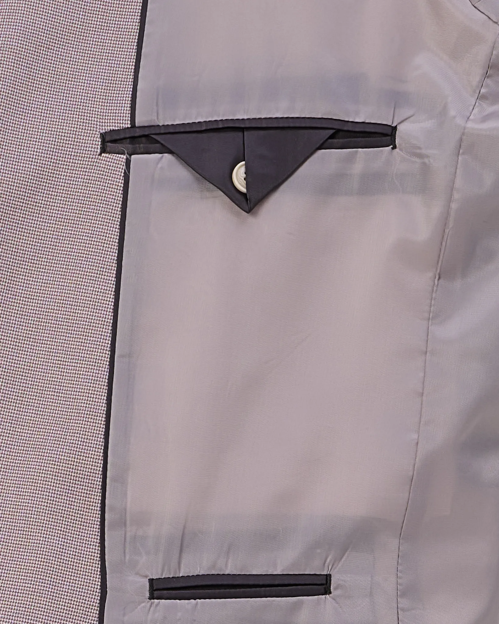 Runway PARTY - Mix & match jacket Romeo Beige kleine ruit 103323-001-46