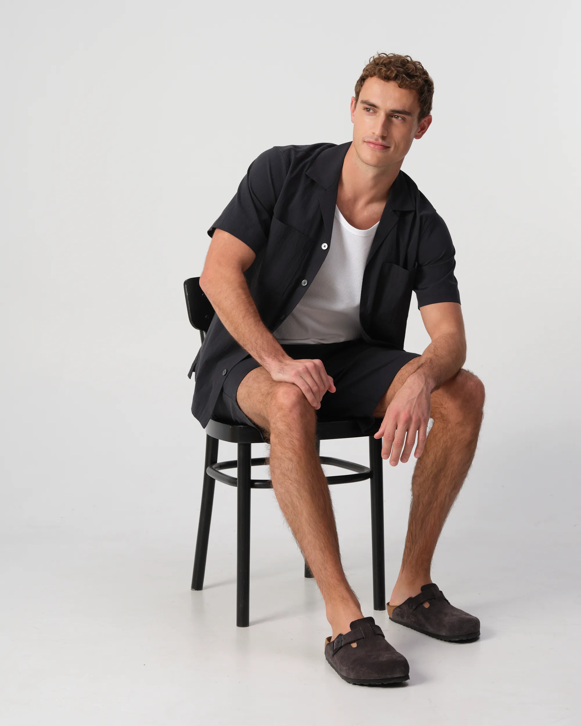 J.C. RAGS Andy Wrinkle Short Sky Captain 103327-002-L