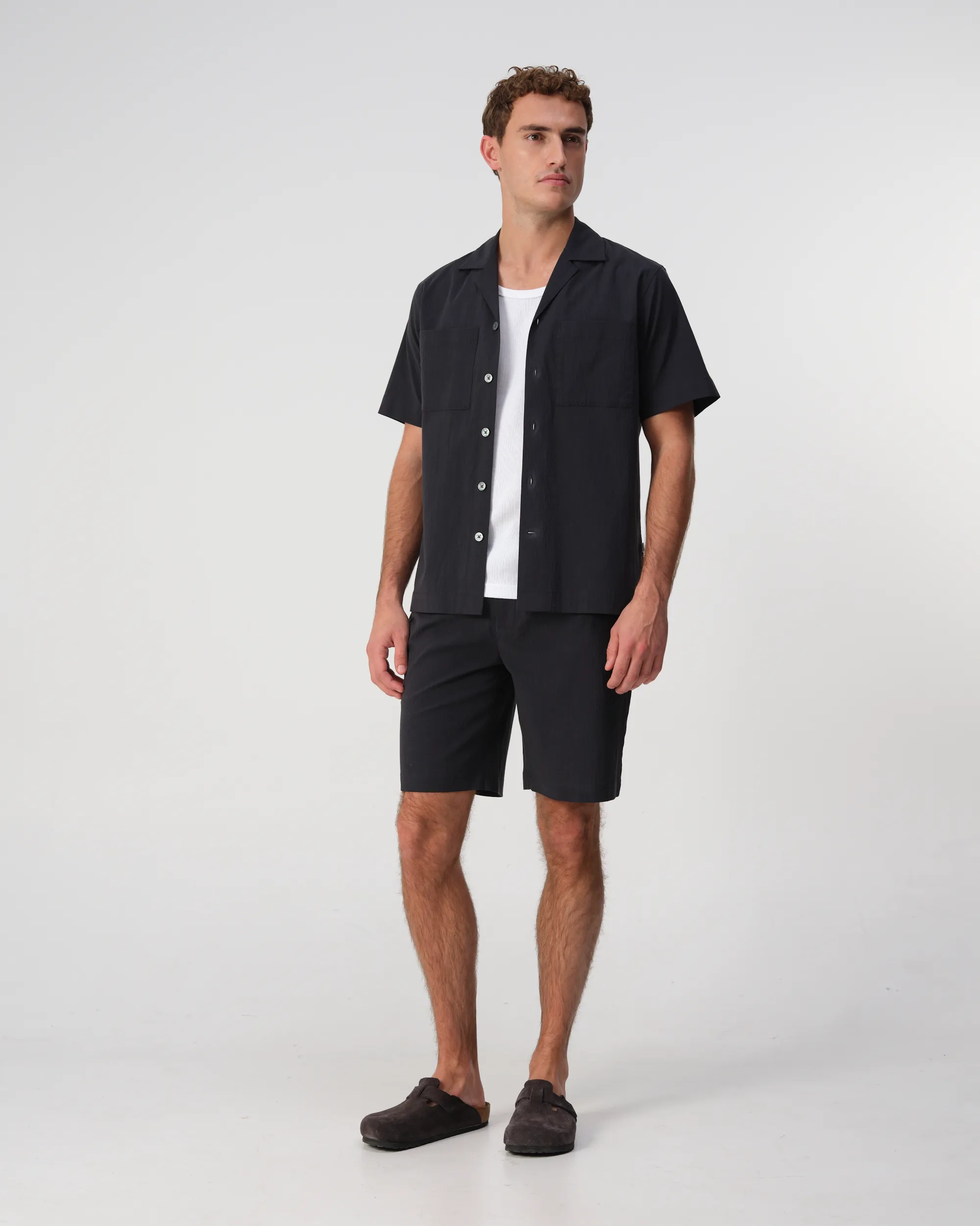 J.C. RAGS Andy Wrinkle Short Sky Captain 103327-002-L