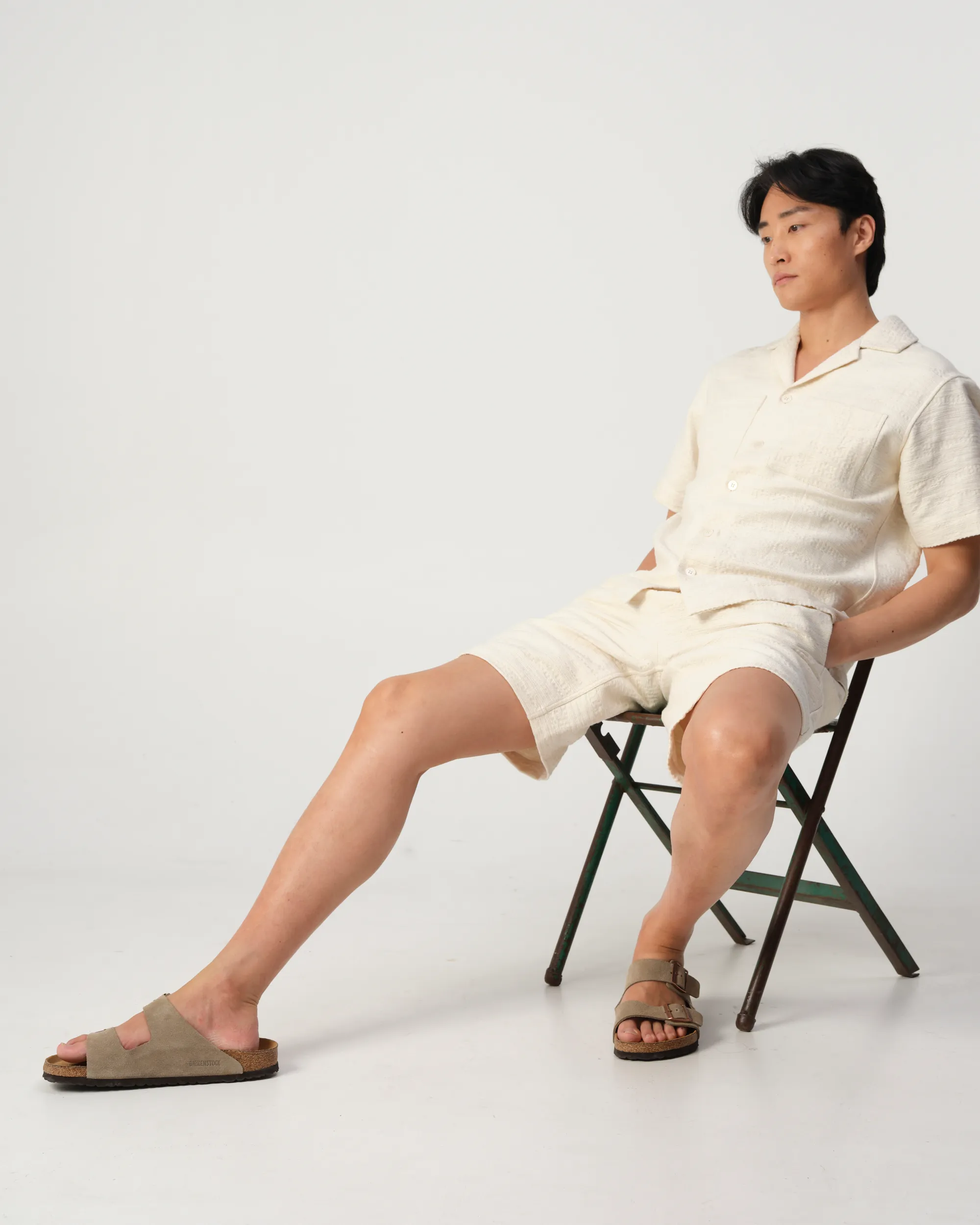 J.C. RAGS - Short Andy Structure Coconut milk 103328-001-L