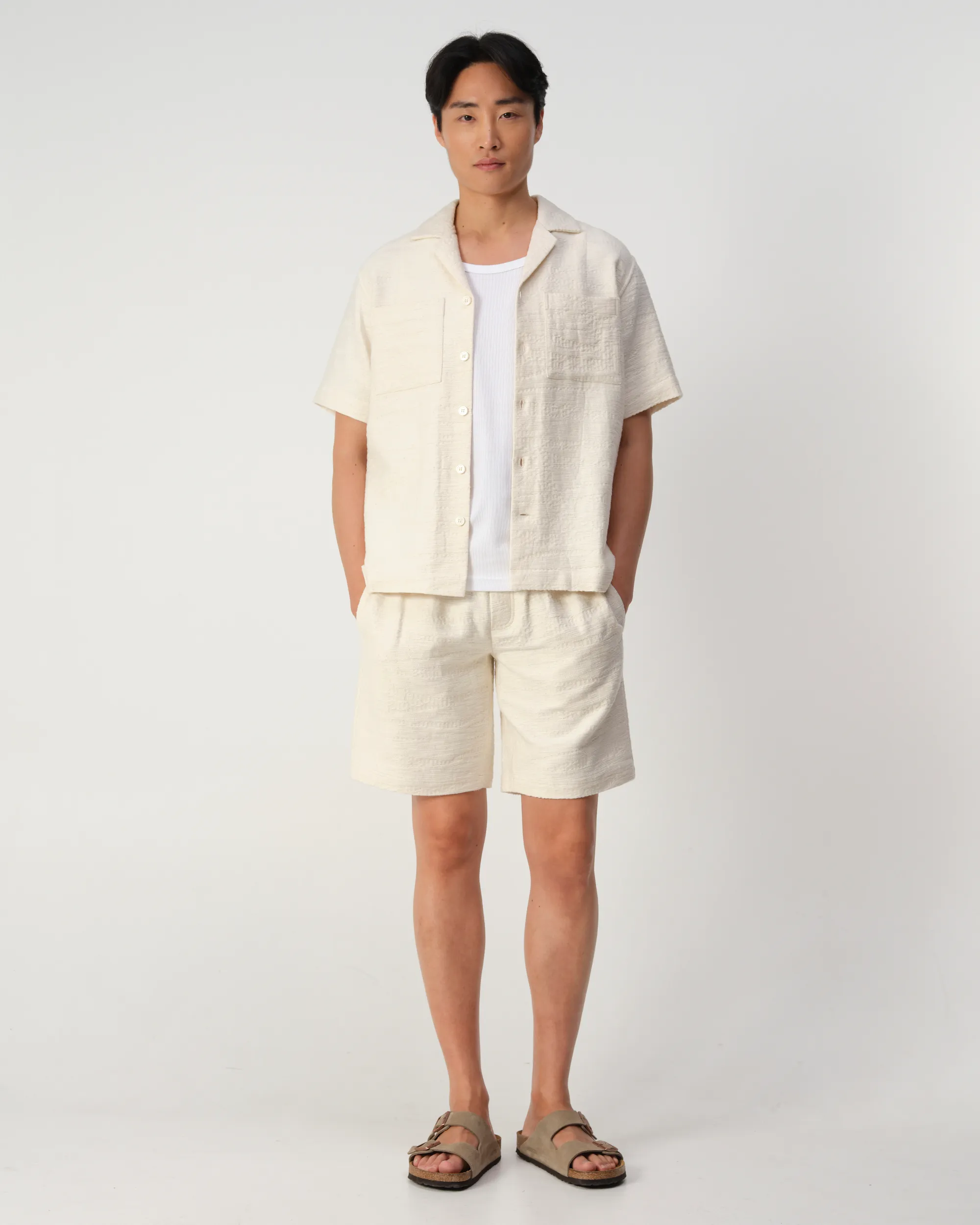 J.C. RAGS - Short Andy Structure Coconut milk 103328-001-L