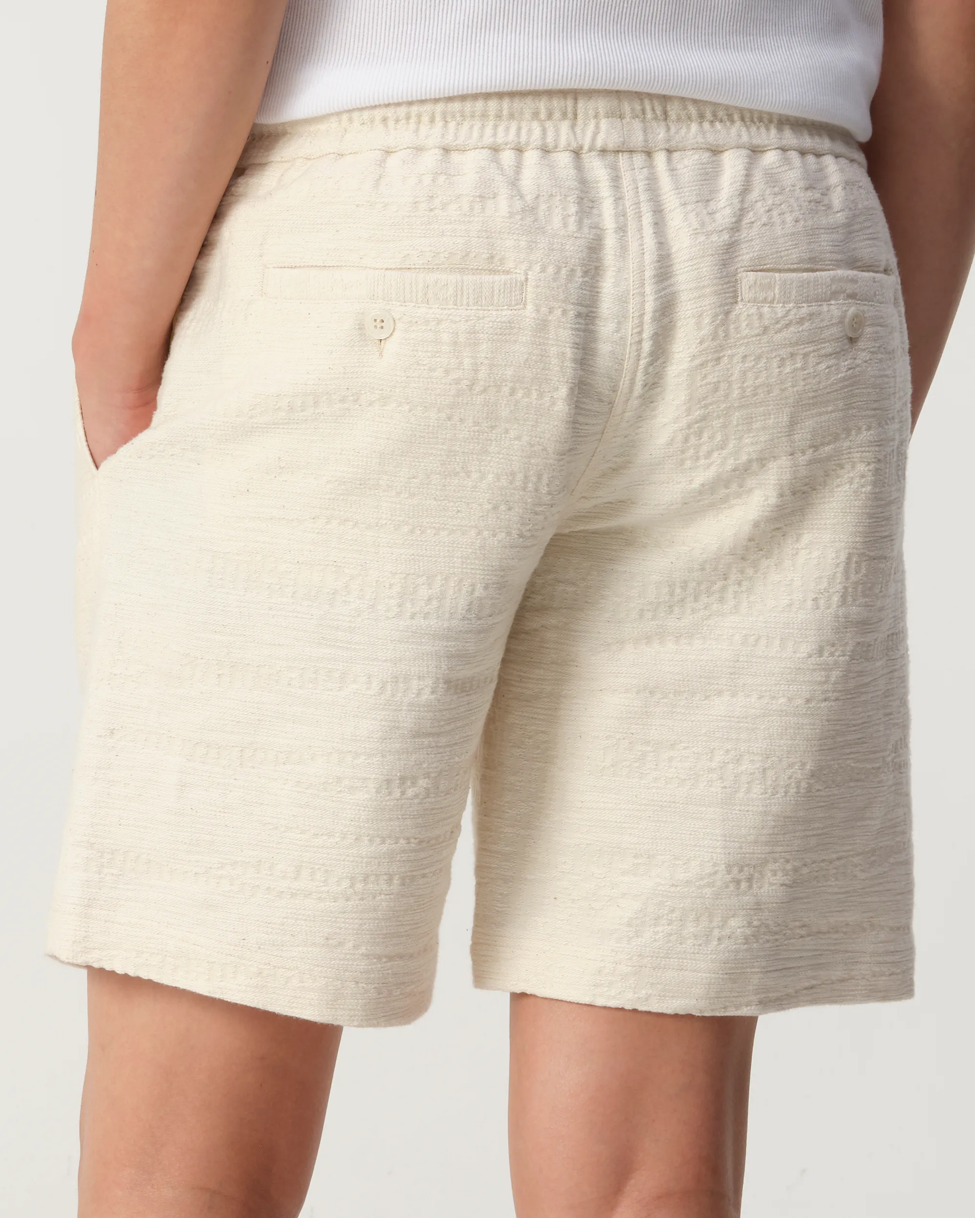 J.C. RAGS - Short Andy Structure Coconut milk 103328-001-L