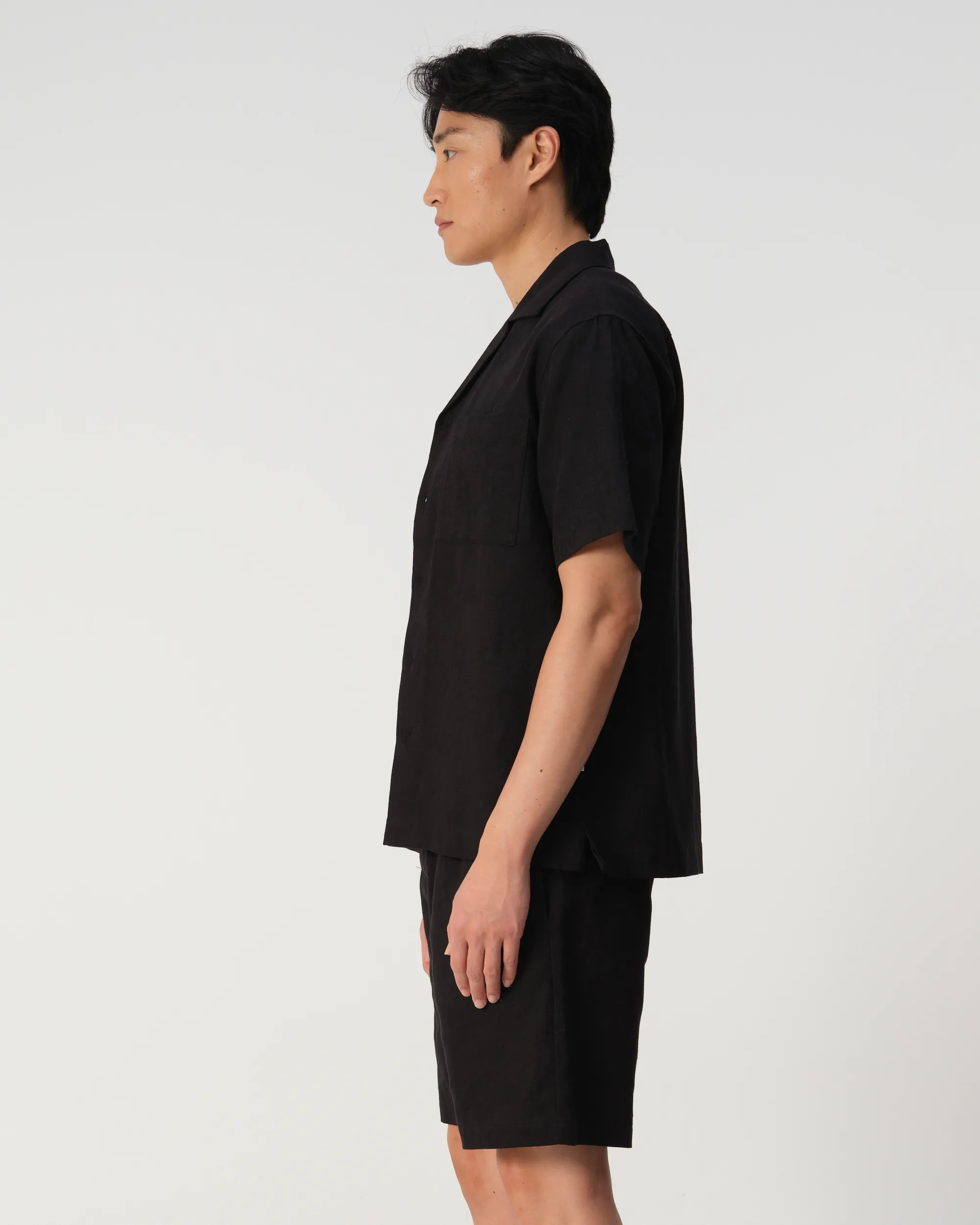 J.C. RAGS Aaron Jacquard Casual Overhemd Zwart dessin 103329-001-L