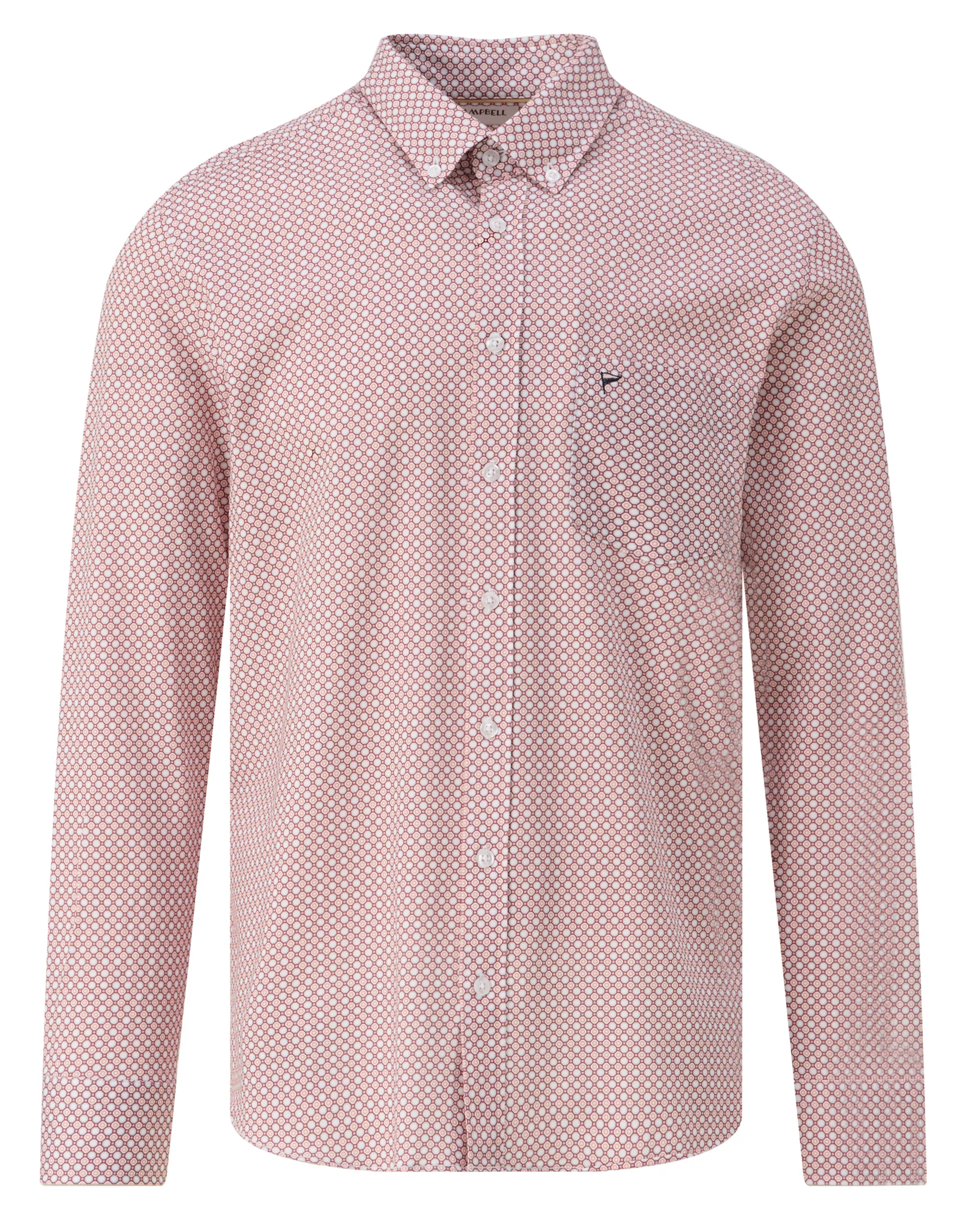 Campbell Ranger Casual Overhemd Wild Ginger dark red 103337-003-L