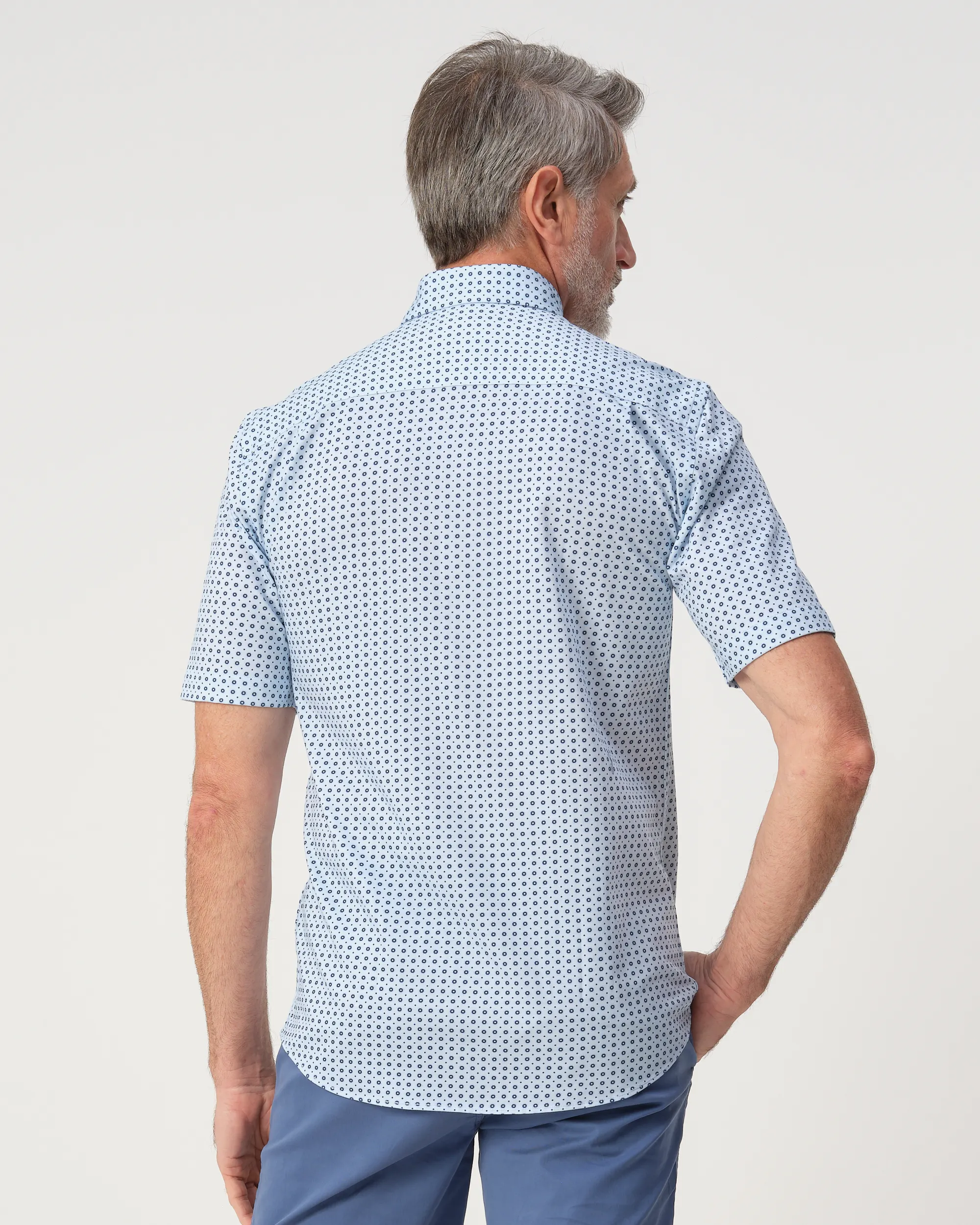 Campbell Ranger Casual Overhemd Chambray Blue 103383-001-L