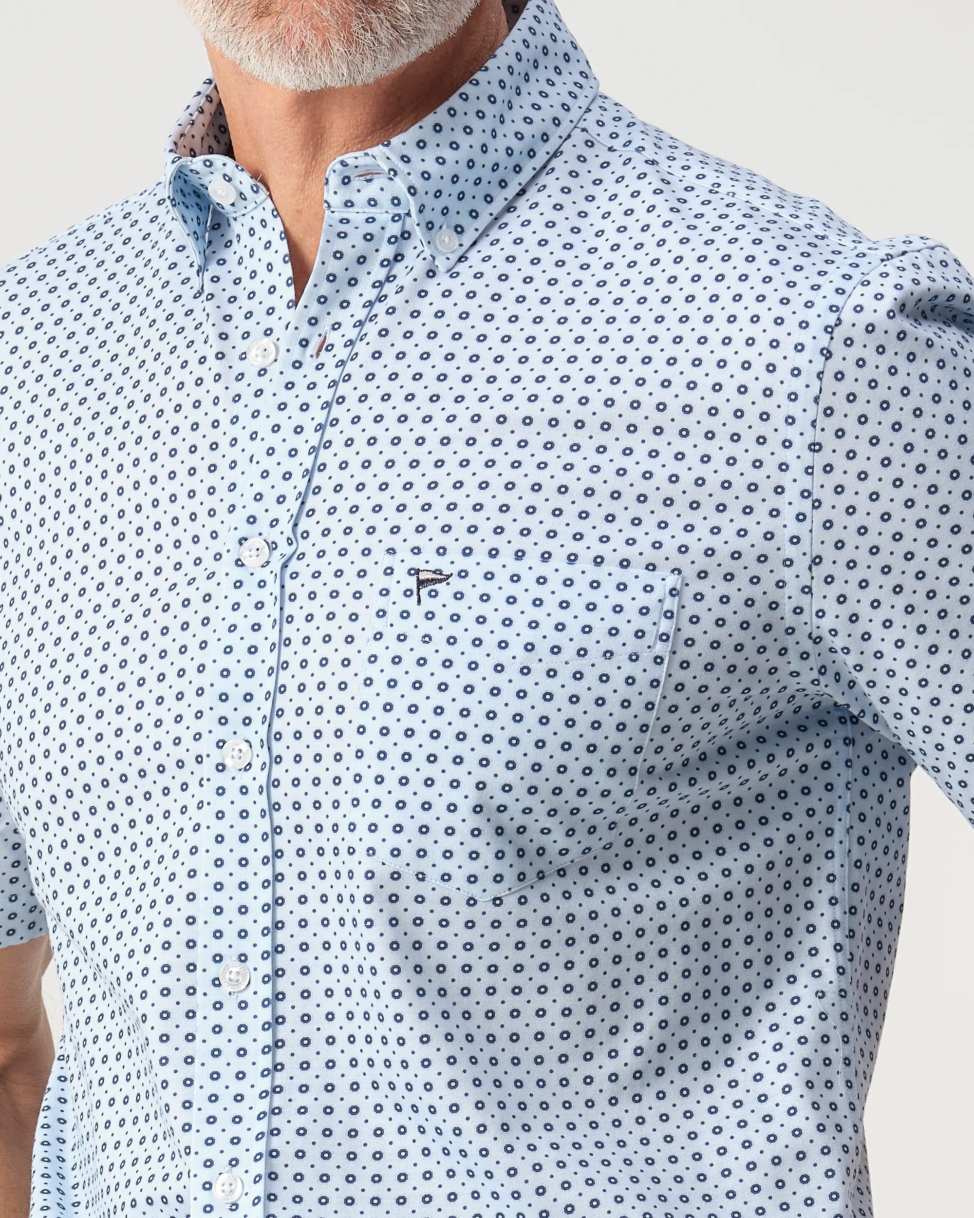 Campbell Ranger Casual Overhemd Chambray Blue 103383-001-L