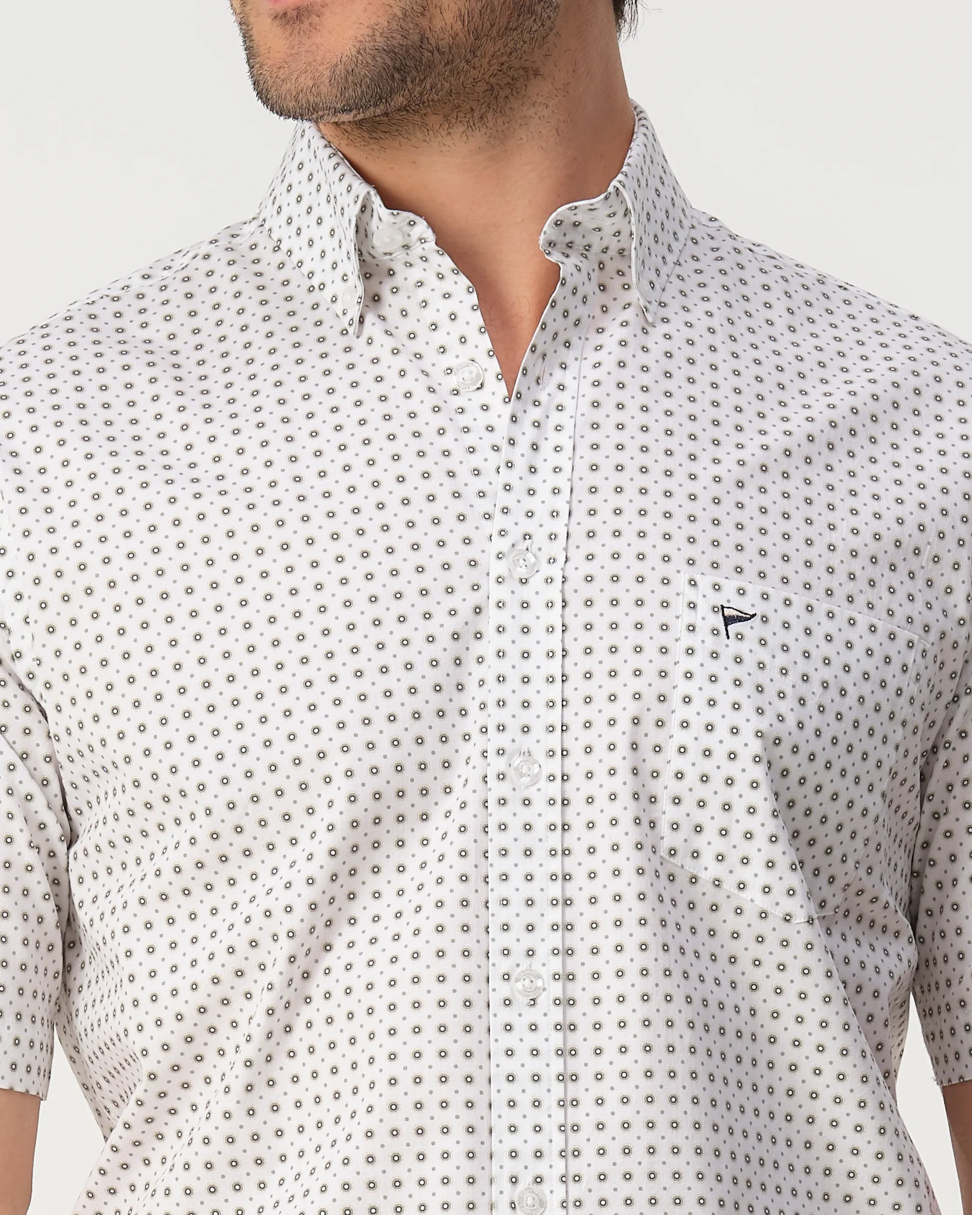 Campbell Ranger Casual Overhemd Misteltoe green 103383-003-L