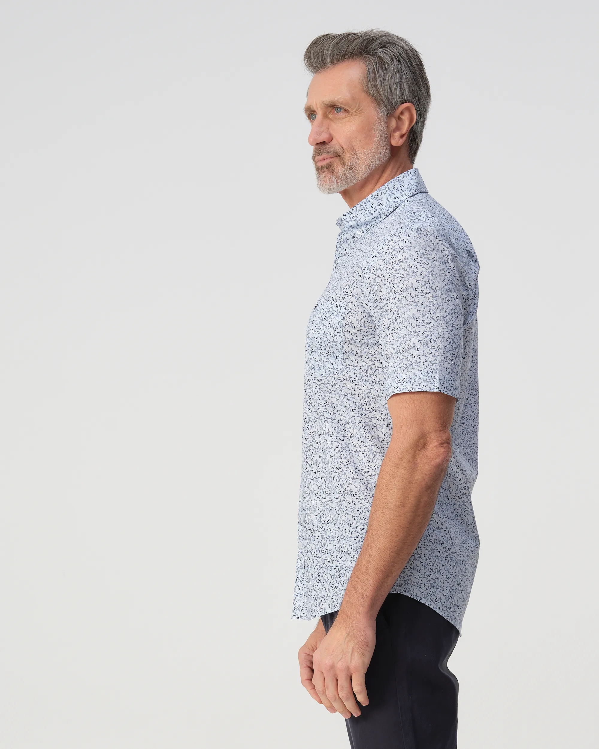 Campbell Ranger Casual Overhemd Chambray Blue 103384-001-L