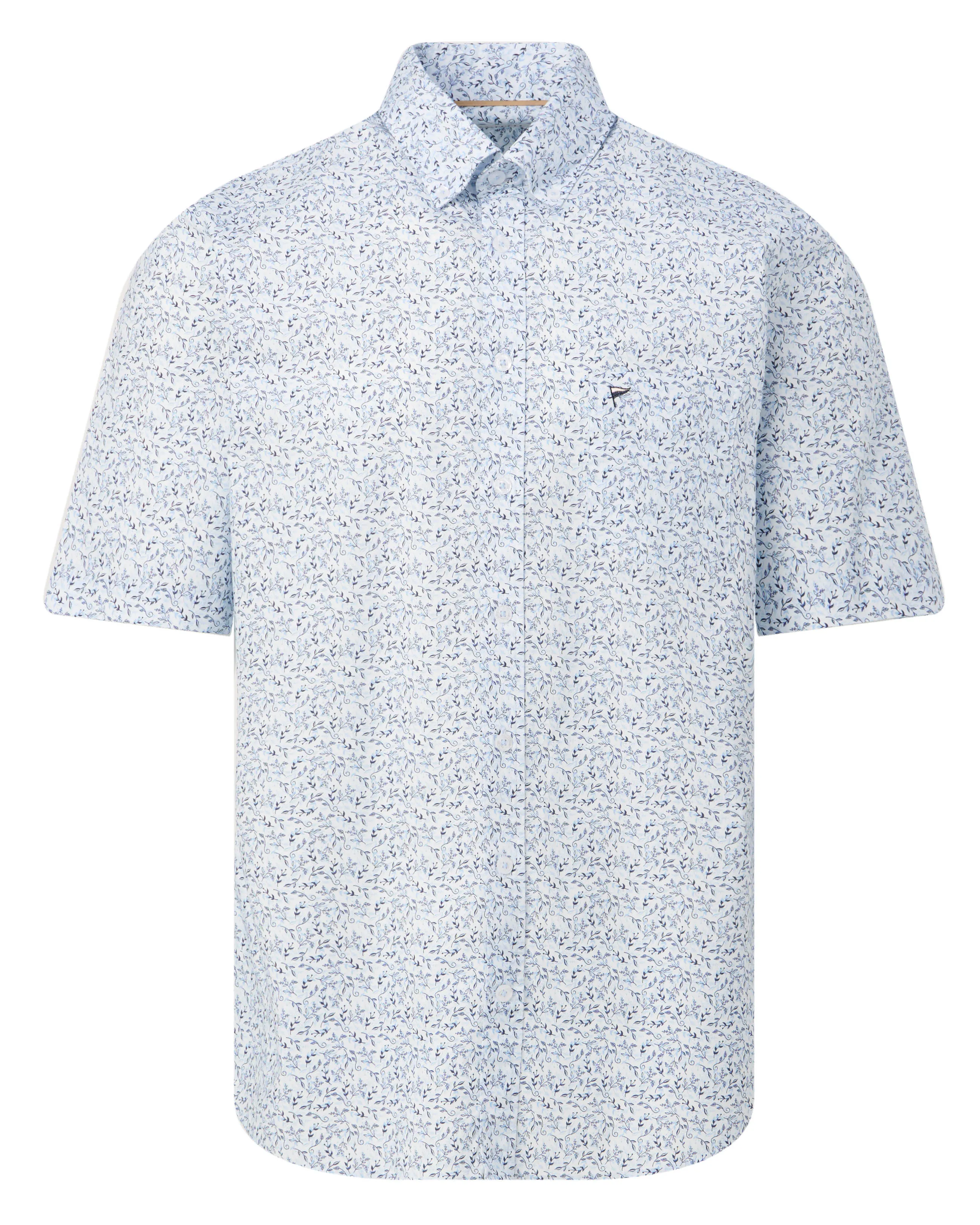 Campbell Ranger Casual Overhemd Chambray Blue 103384-001-L