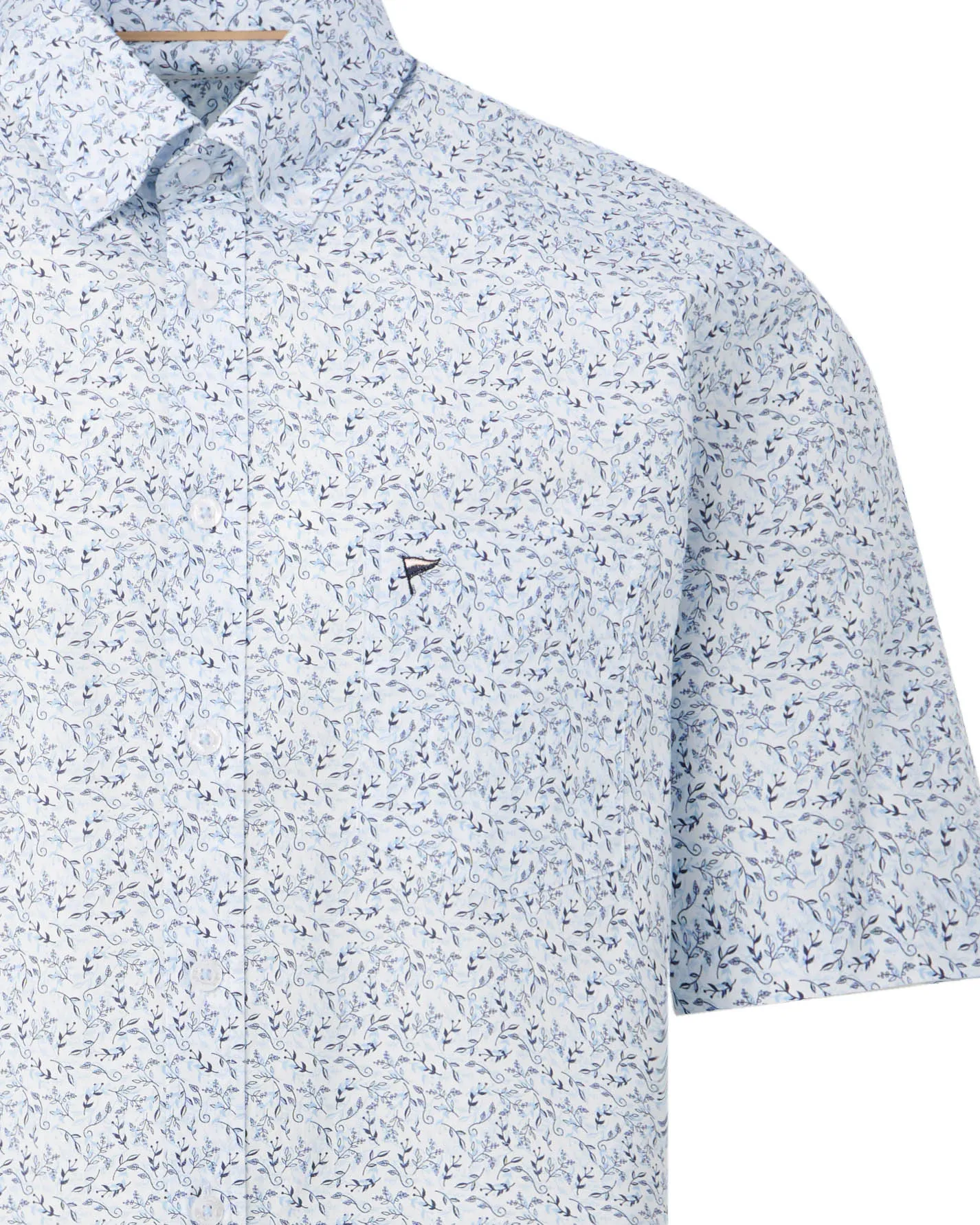 Campbell Ranger Casual Overhemd Chambray Blue 103384-001-L