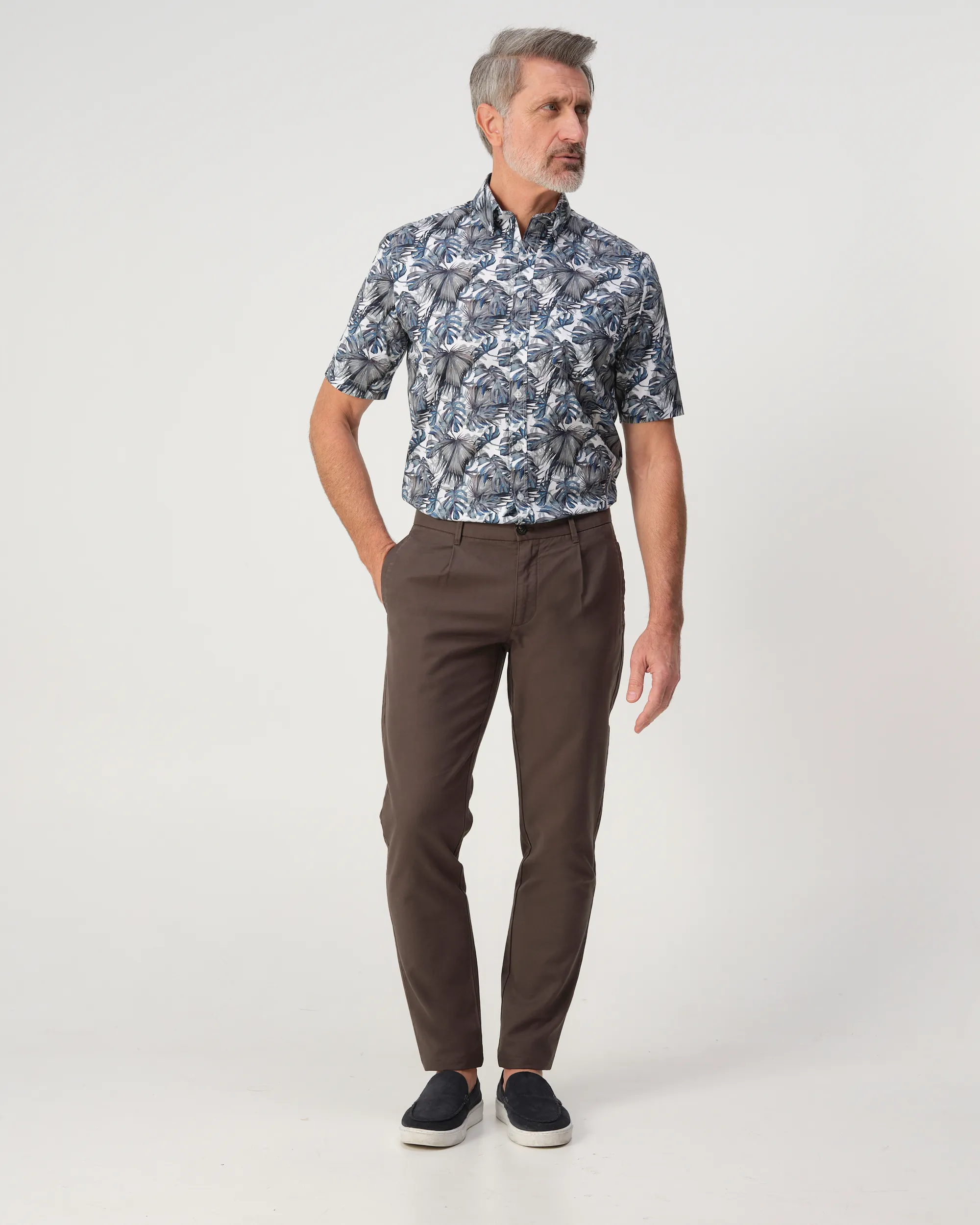 Campbell Ranger Casual Overhemd True Navy 103388-001-L