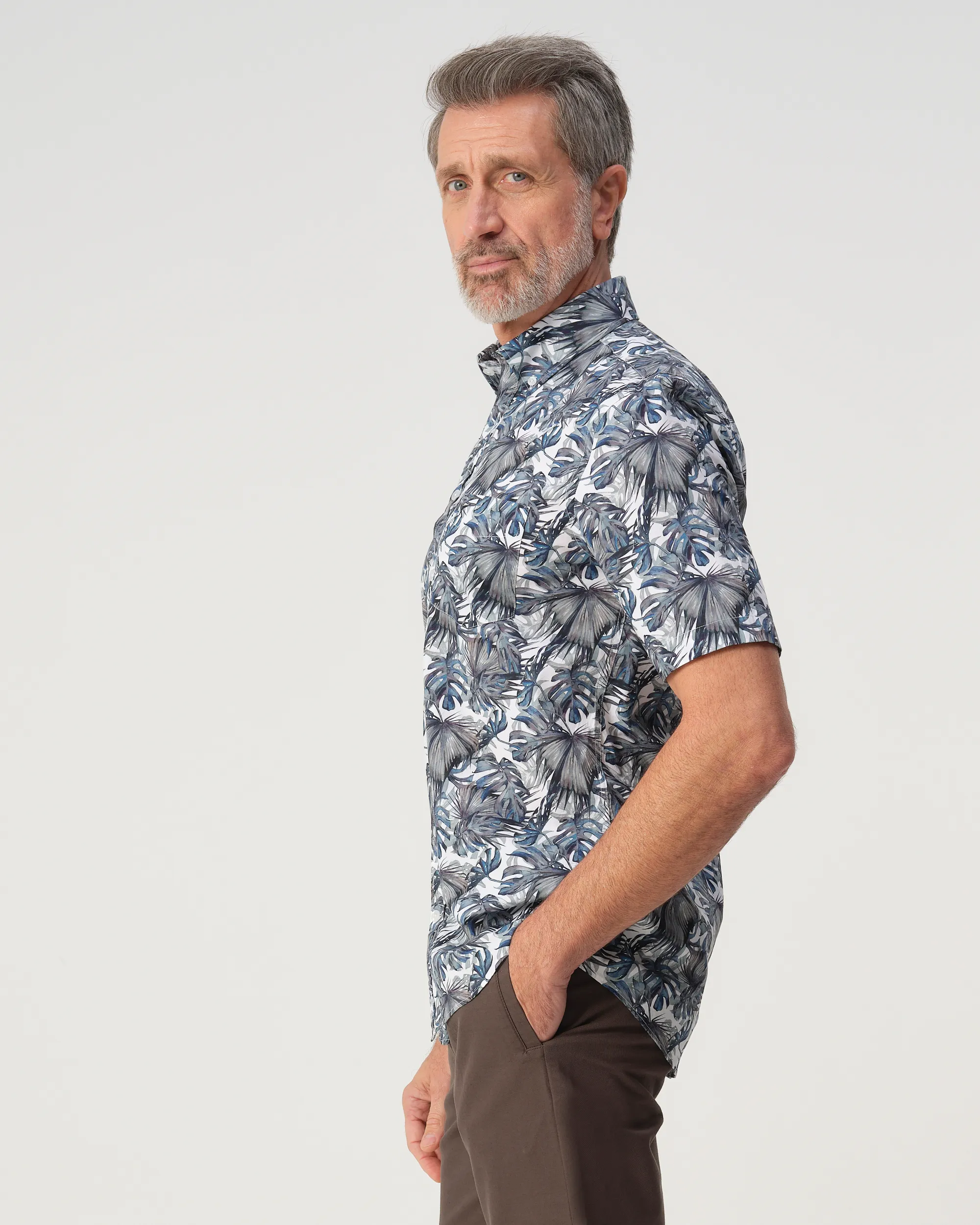 Campbell Ranger Casual Overhemd True Navy 103388-001-L