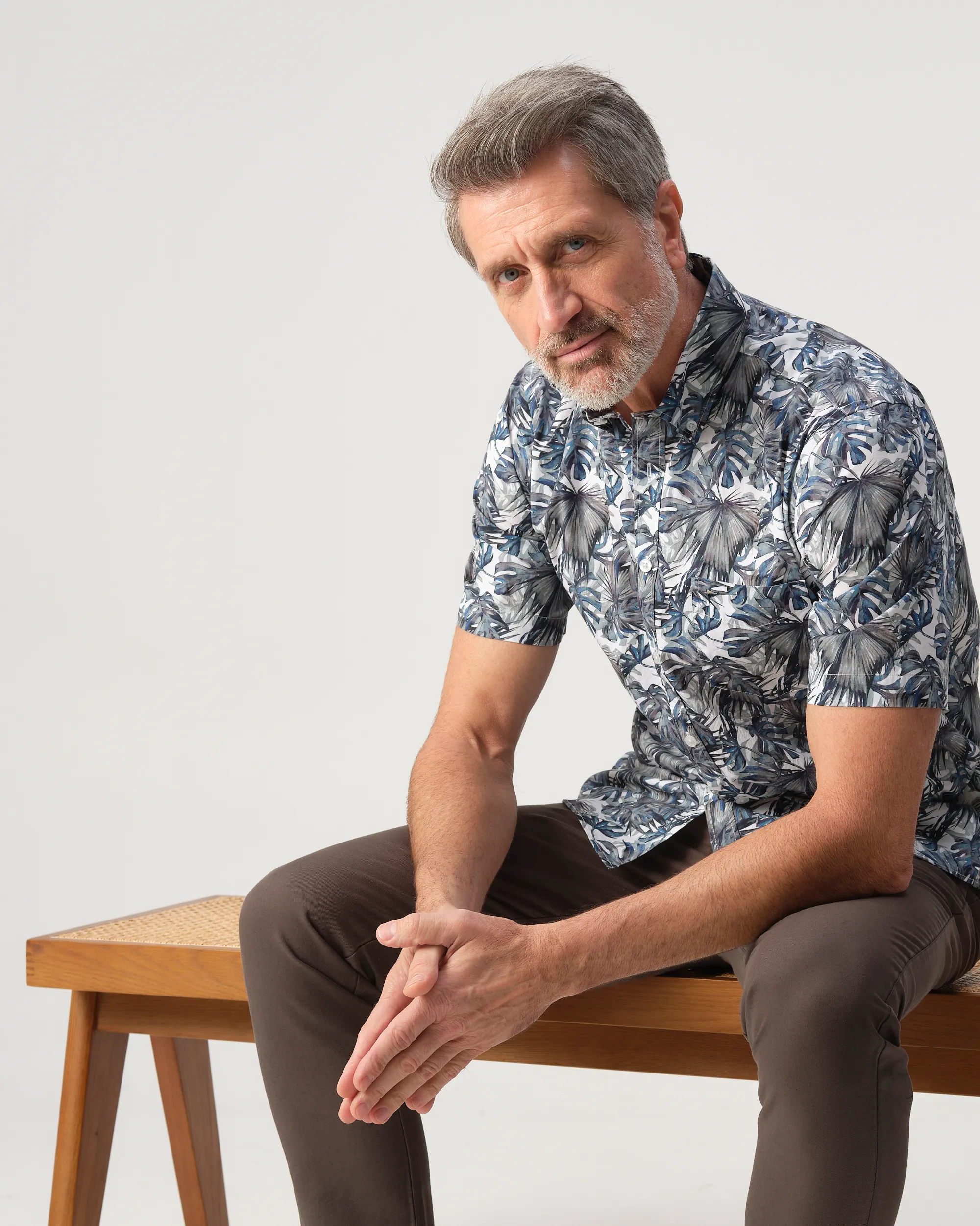 Campbell Ranger Casual Overhemd True Navy 103388-001-L