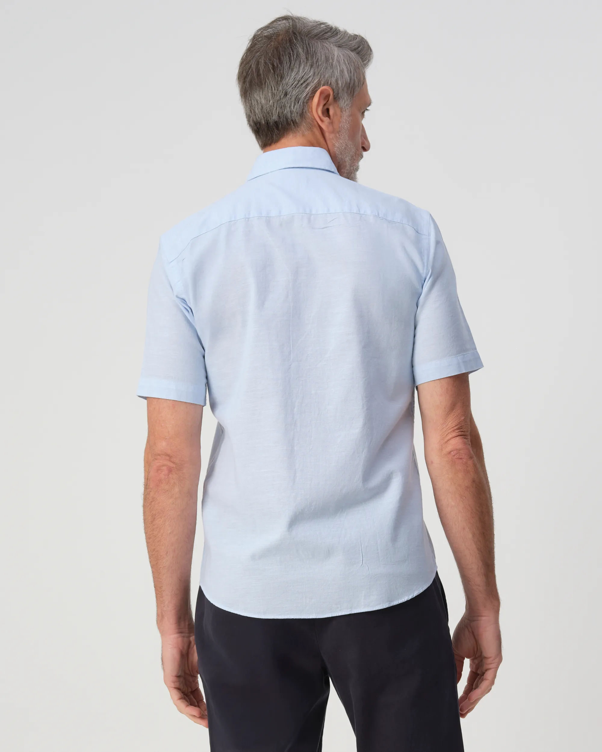 Campbell Colby Casual Overhemd Chambray Blue 103389-002-L