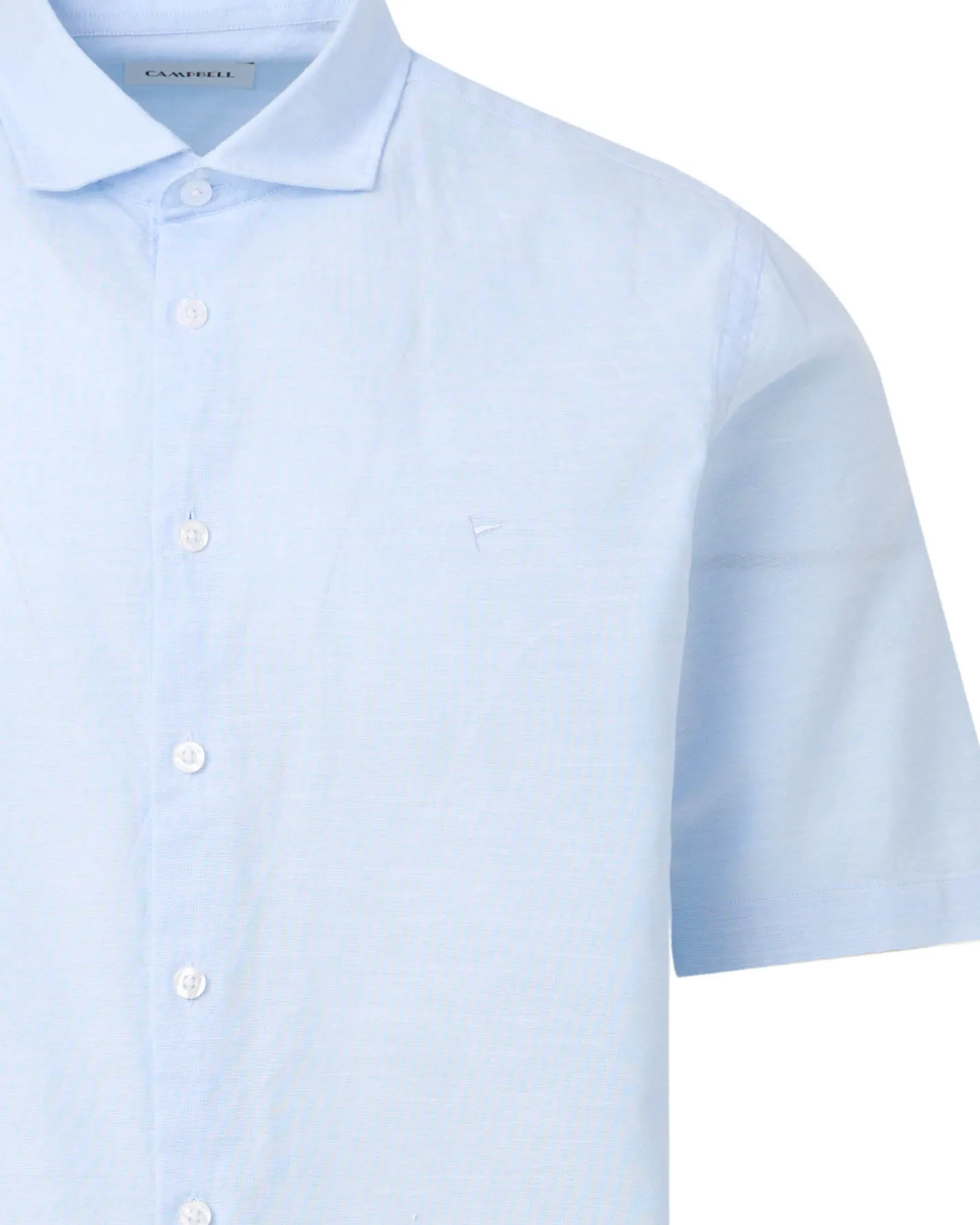 Campbell Colby Casual Overhemd Chambray Blue 103389-002-L