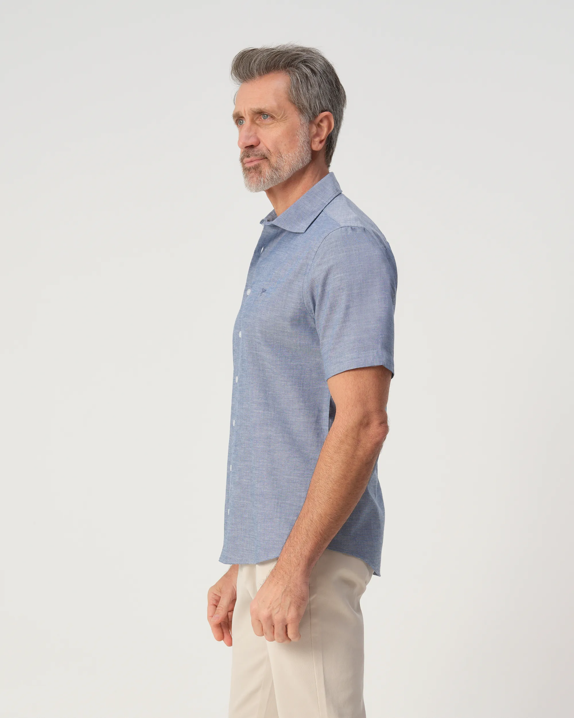 Campbell Colby Casual Overhemd Navy peony  103389-003-L