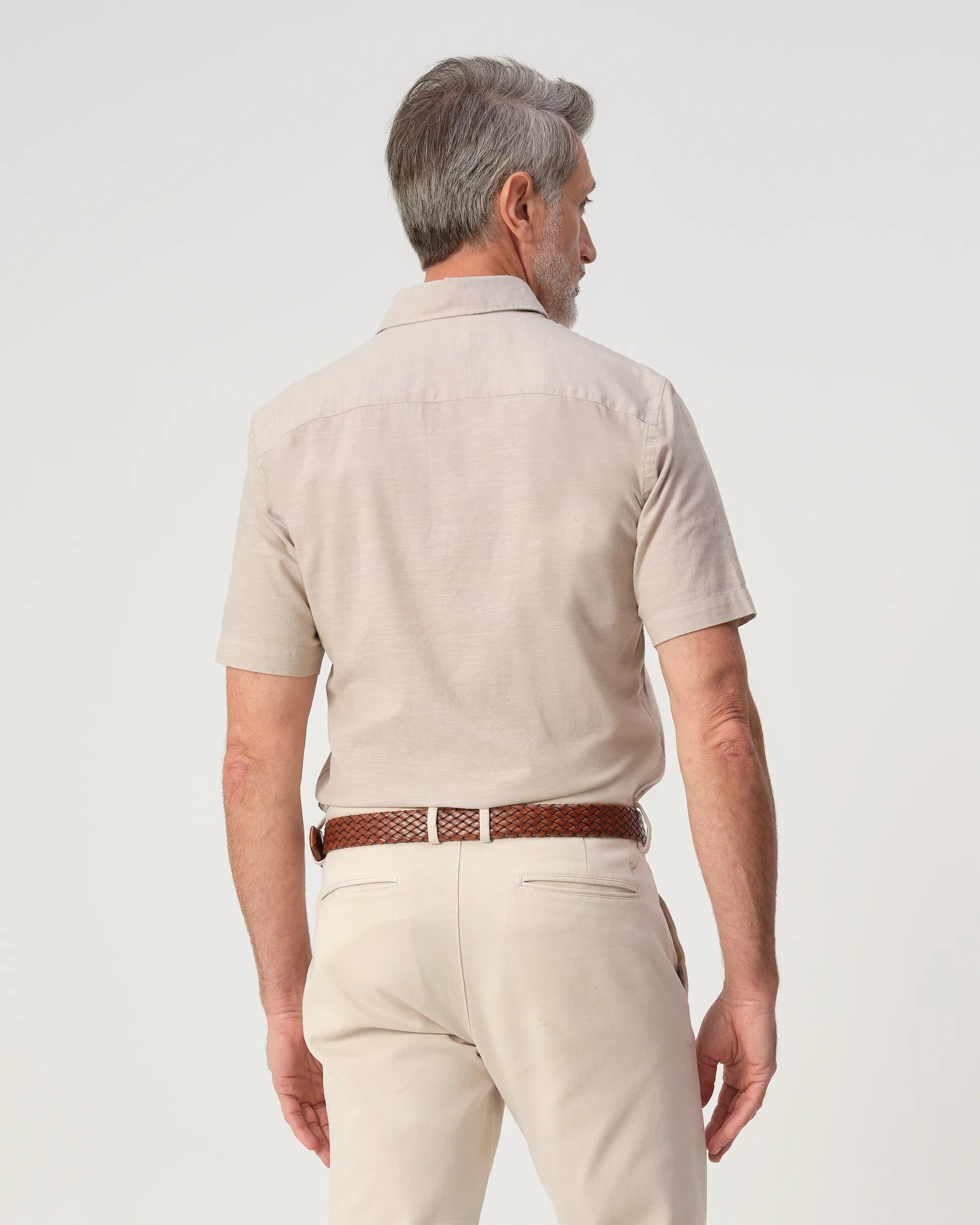 Campbell Colby Casual Overhemd Lemon Pepper beige 103389-006-L