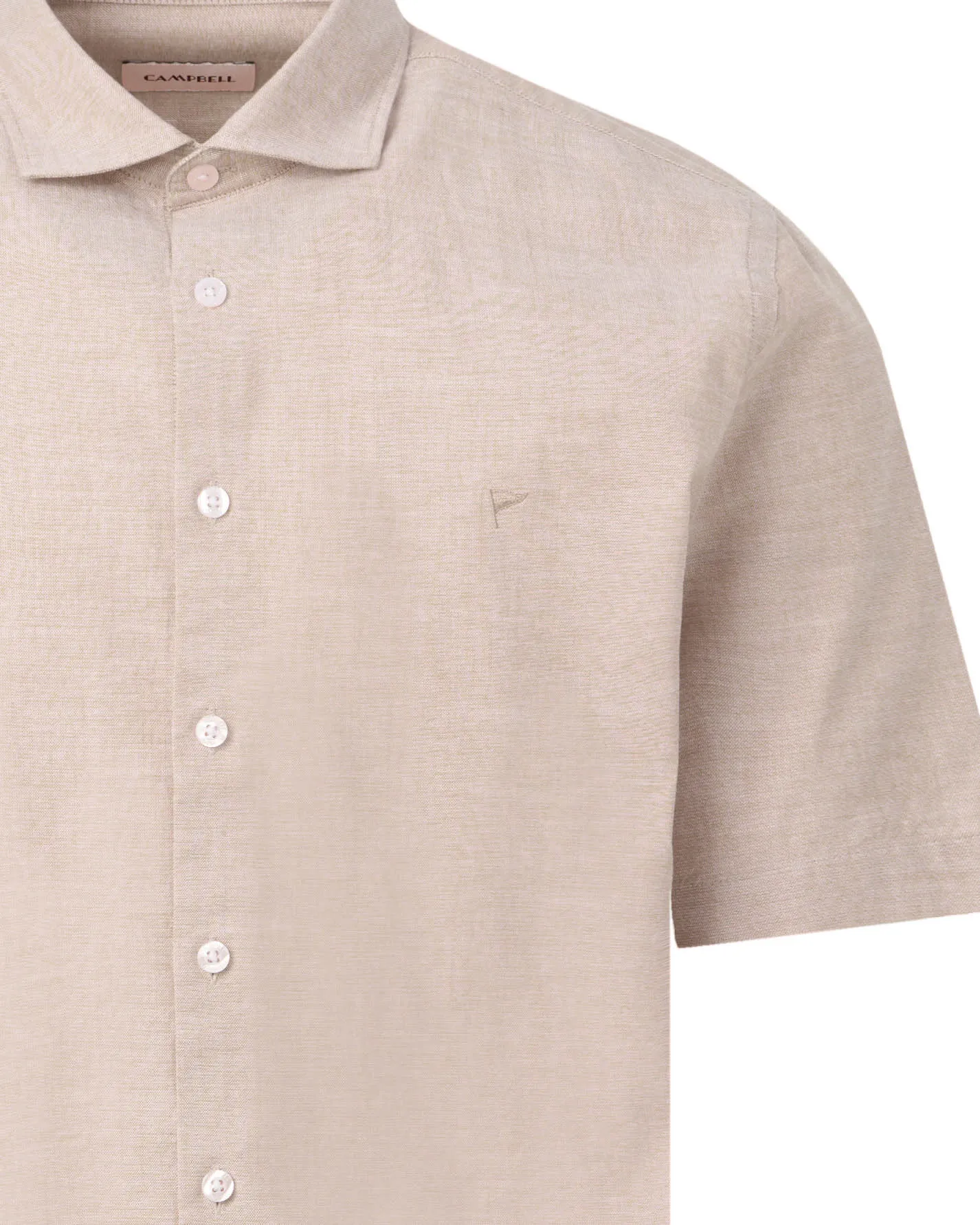 Campbell Colby Casual Overhemd Lemon Pepper beige 103389-006-L